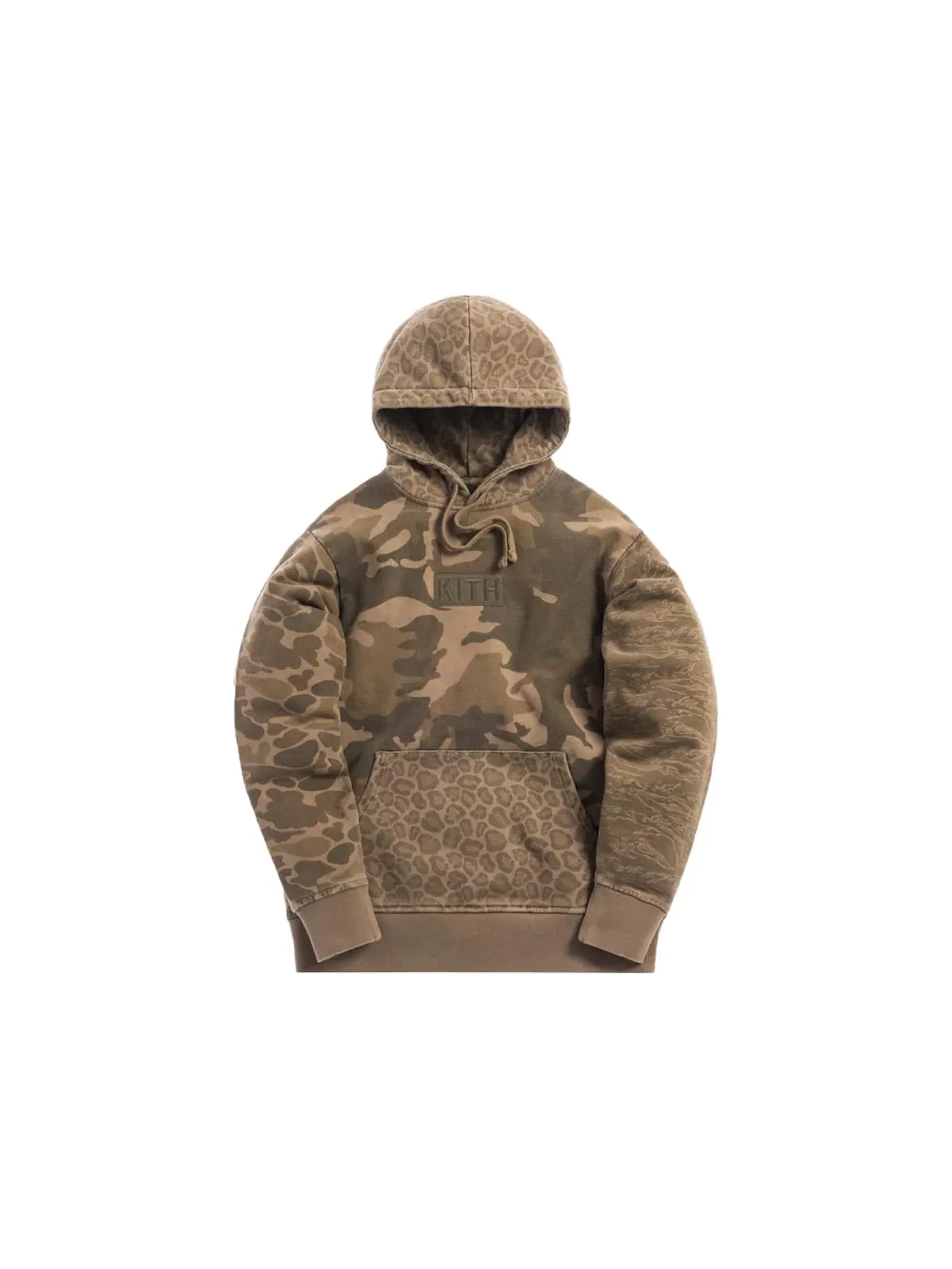 Мужская худи Multi-Camo Williams Kith — изображение 1 из 1, зеленый