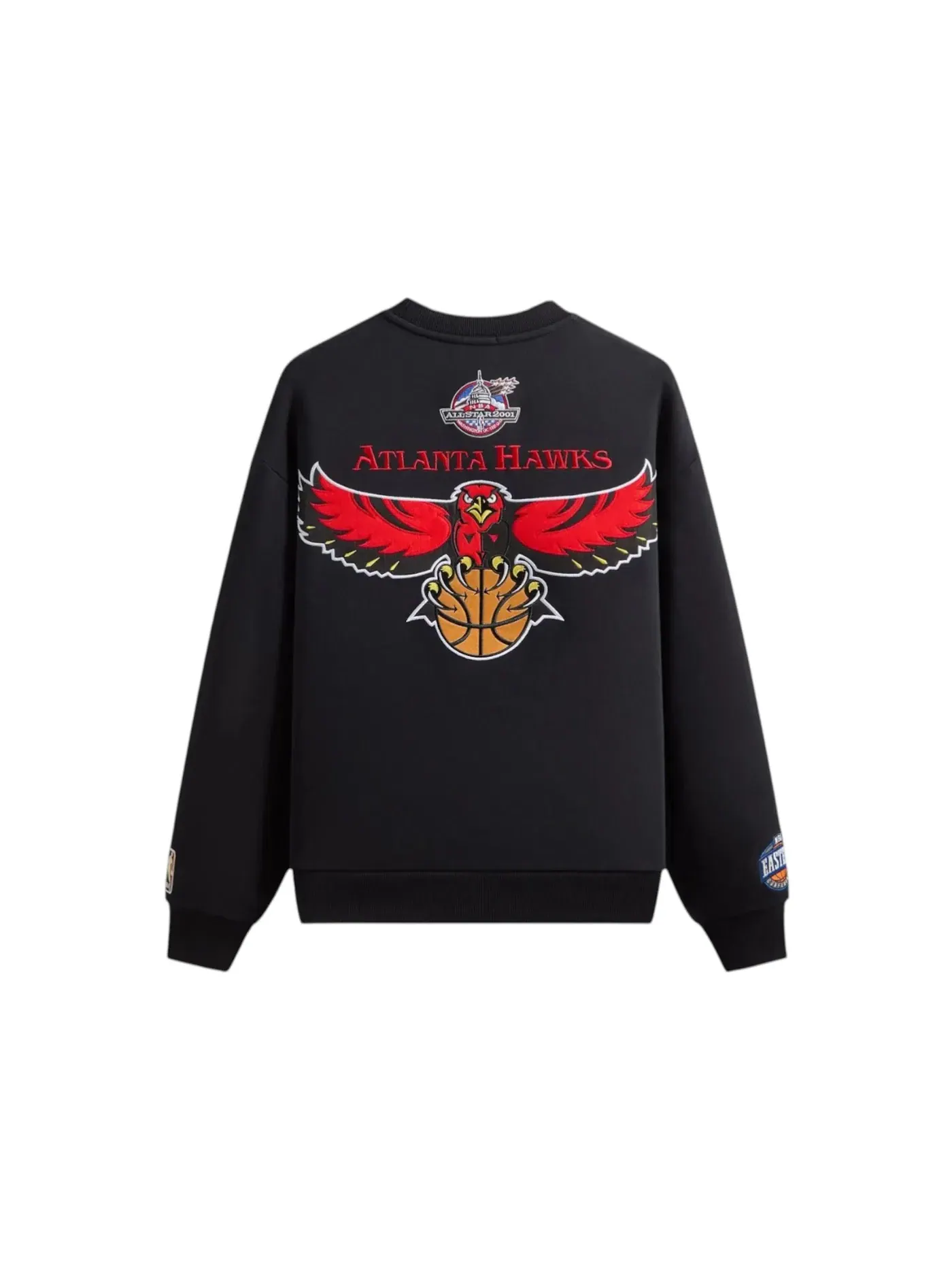 Мужской свитшот с принтом Kith NBA All-Star Atlanta Hawks Nelson Crewneck — изображение 2 из 2, черный