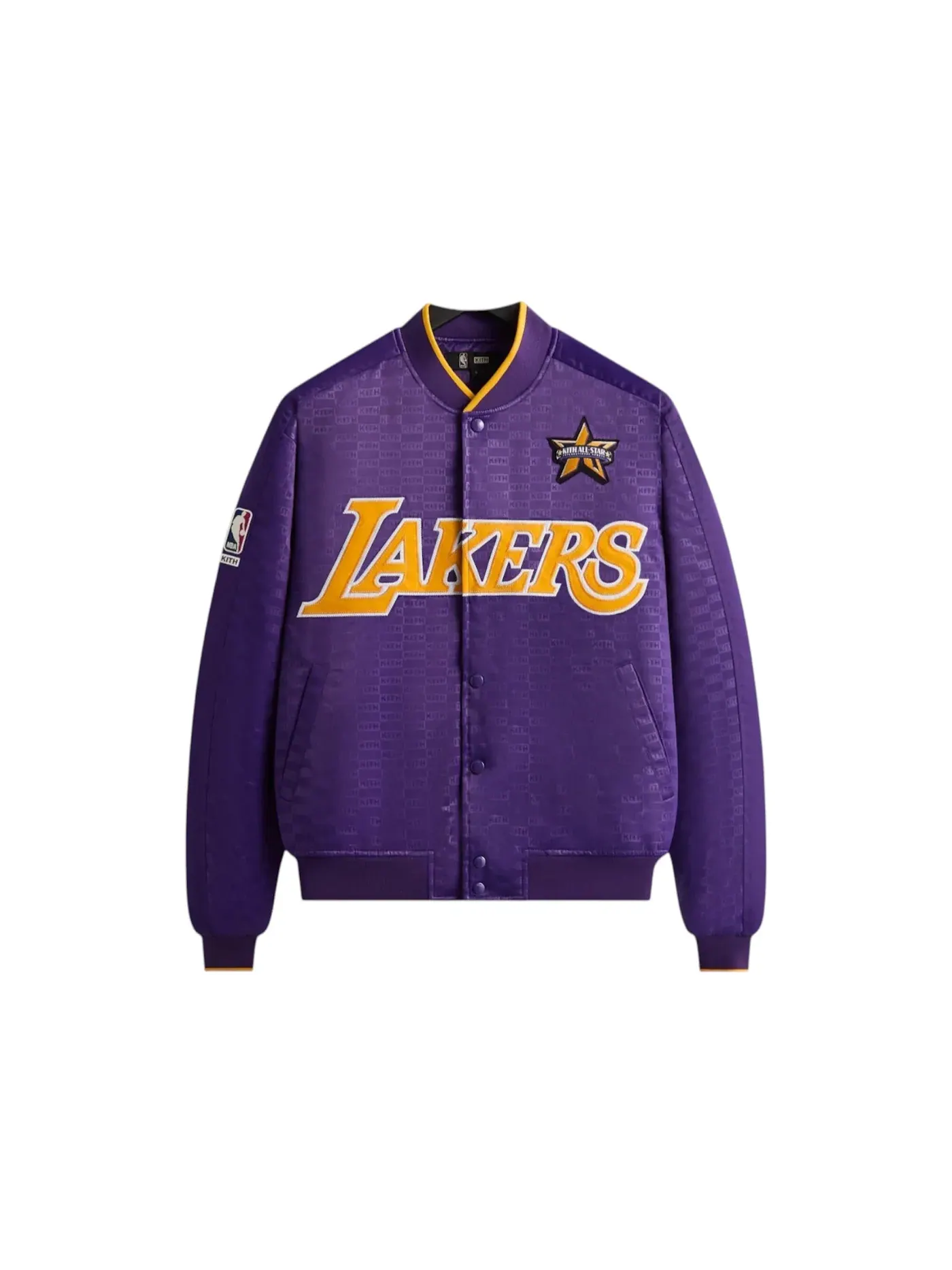 Мужская куртка-бомбер Kith NBA All-Star Los Angeles Lakers Bomber Jacket — изображение 1 из 2, благородный