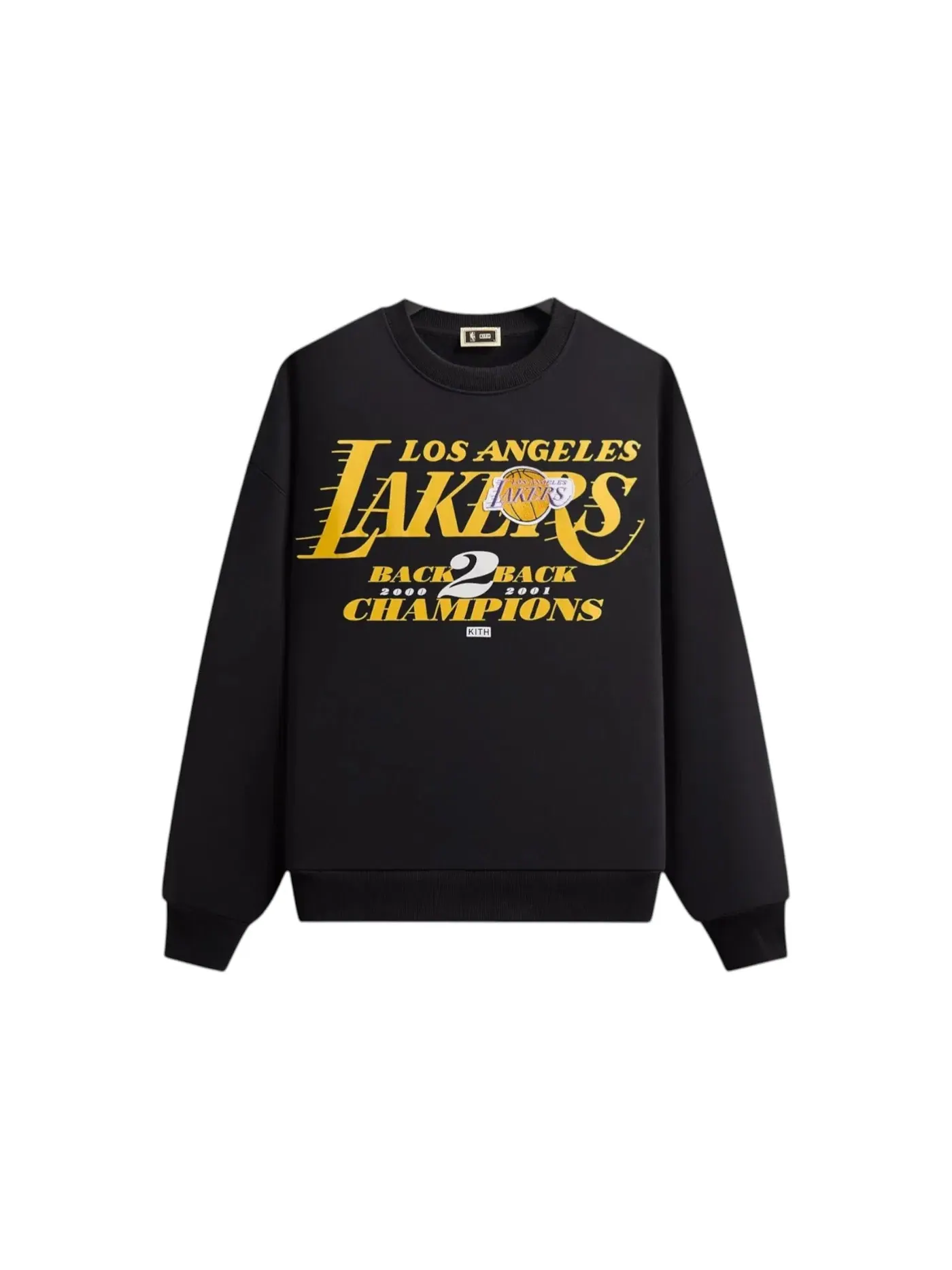 Мужской свитшот Кит NBA All-Star Los Angeles Lakers Nelson Crewneck Kith — изображение 1 из 2, черный