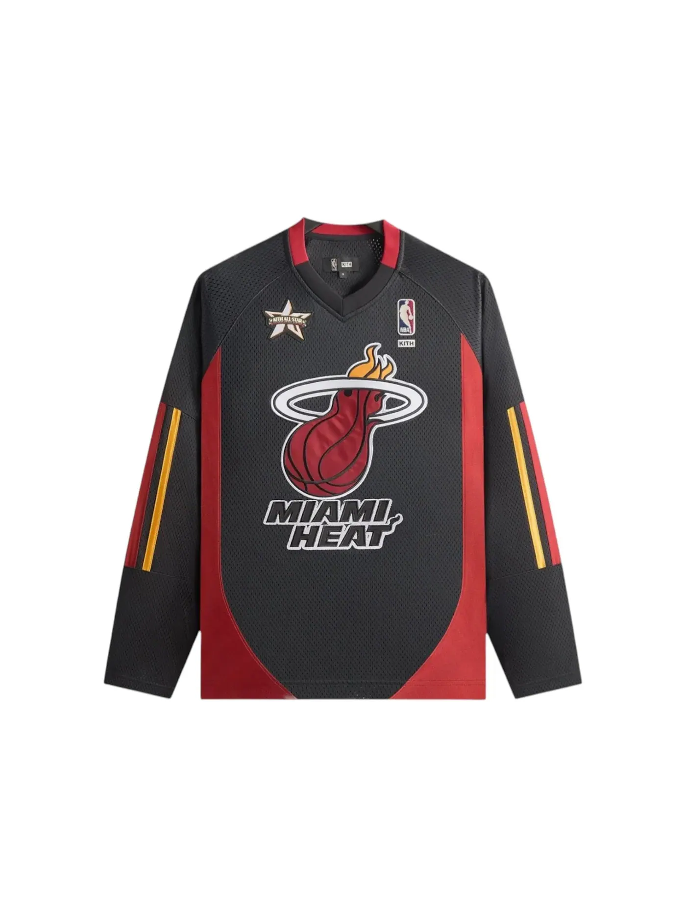 Мужская джерси с принтом Kith NBA All-Star Miami Heat Samuel Jersey — изображение 1 из 2, черный