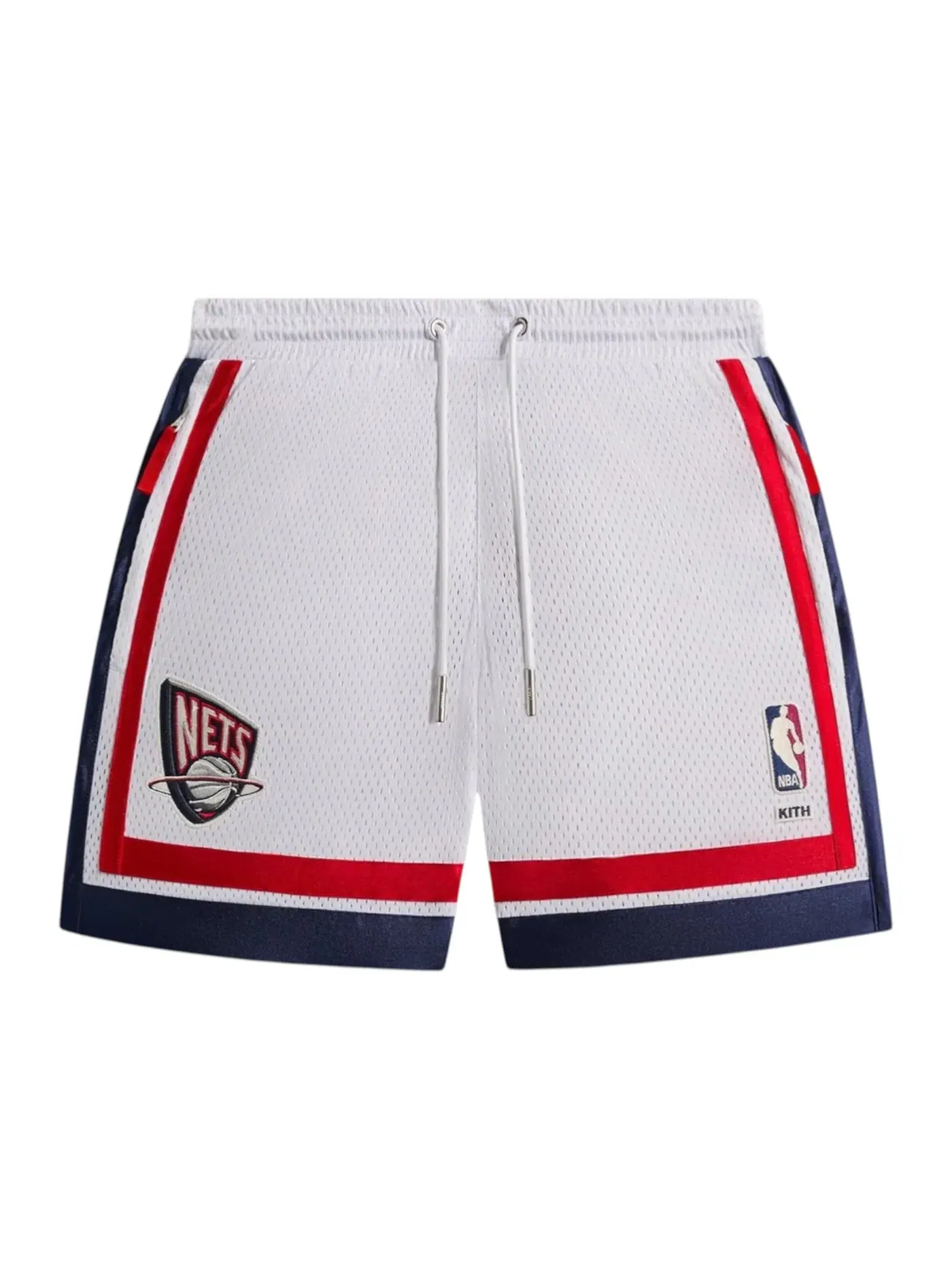 Мужские шорты с принтом Kith NBA All-Star New Jersey Nets Shorts — изображение 1 из 2, белый