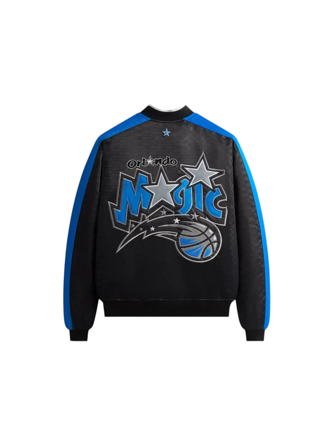 Мужская куртка-бомбер с принтом Kith NBA All-Star Orlando Magic Bomber Jacket — изображение 2 из 2, черный