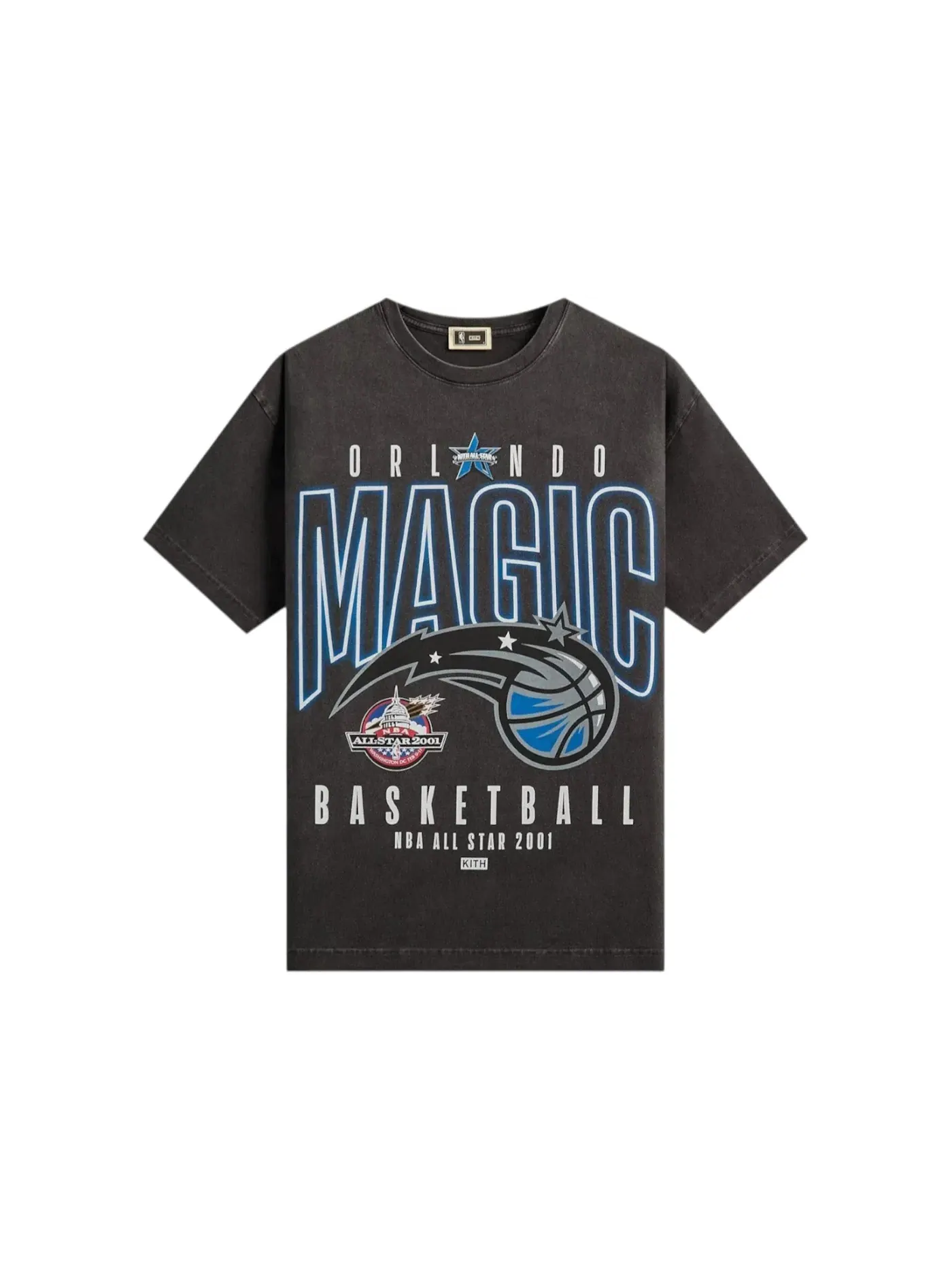 Мужская футболка с принтом Kith NBA All-Star Orlando Magic Vintage Tee — изображение 1 из 2, черный