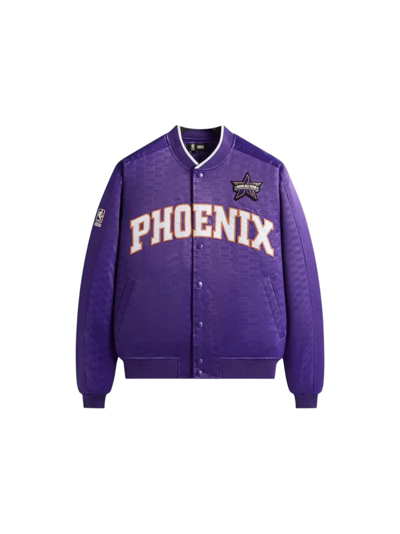 Мужская бомбер-куртка с принтом Kith NBA All-Star Phoenix Suns Bomber Jacket Vigor, Vigor — изображение 1 из 2