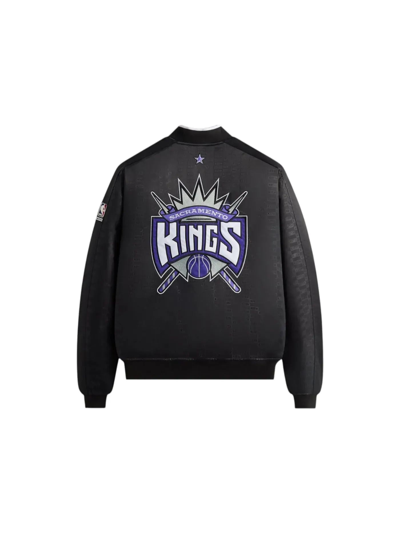 Мужская куртка-бомбер NBA All-Star Sacramento Kings Kith — изображение 2 из 2, черный