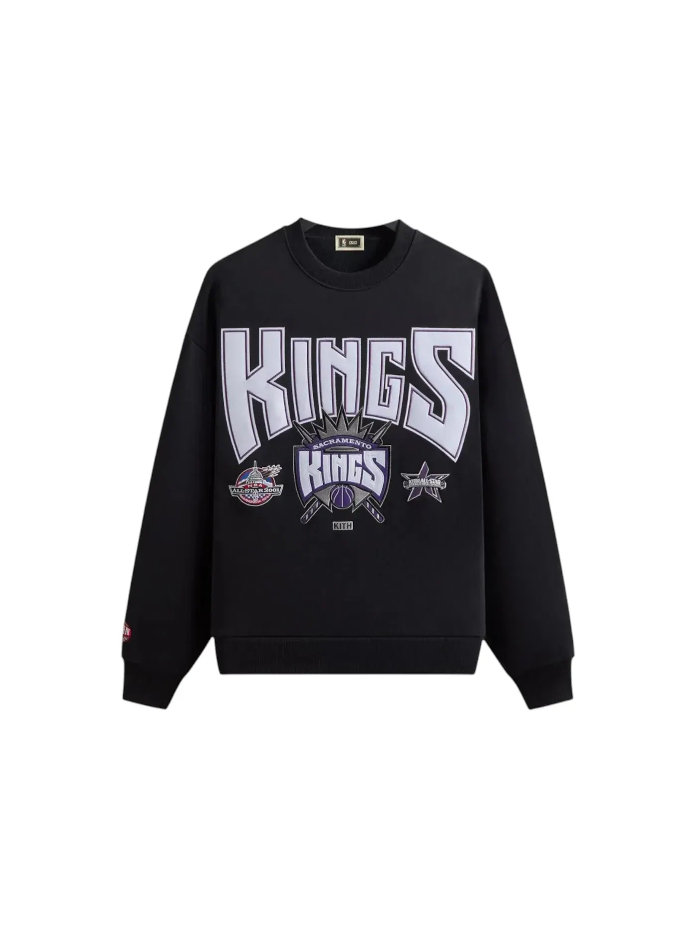 Мужской свитшот с круглым вырезом Crewneck Kith — изображение 1 из 2, черный