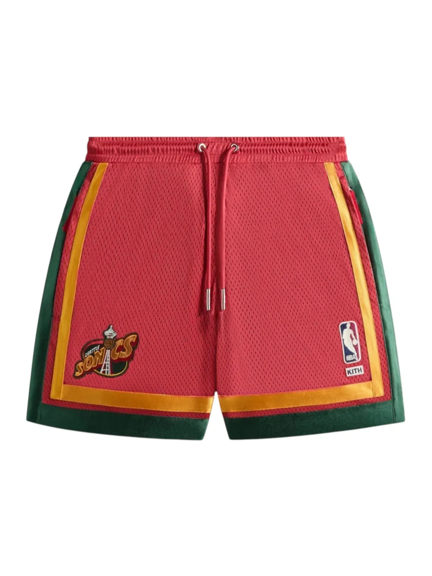 Мужские шорты с принтом Kith NBA All-Star Seattle SuperSonics Short — изображение 1 из 2, красный