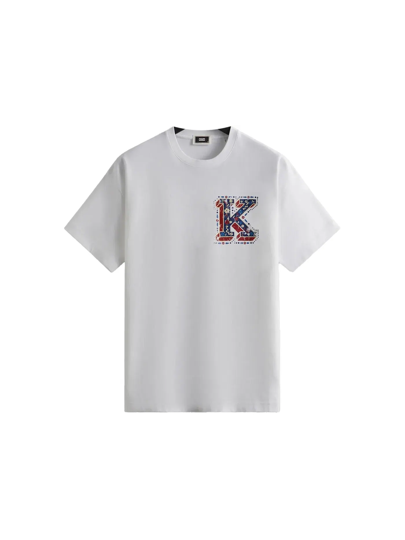 Мужская футболка с принтом Kith Tee — изображение 1 из 1, белый