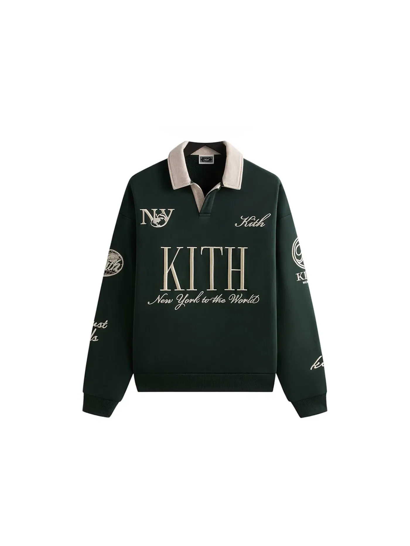 Мужской свитшот с воротником Nelson Collared Pullover Kith, Stadium — изображение 1 из 2