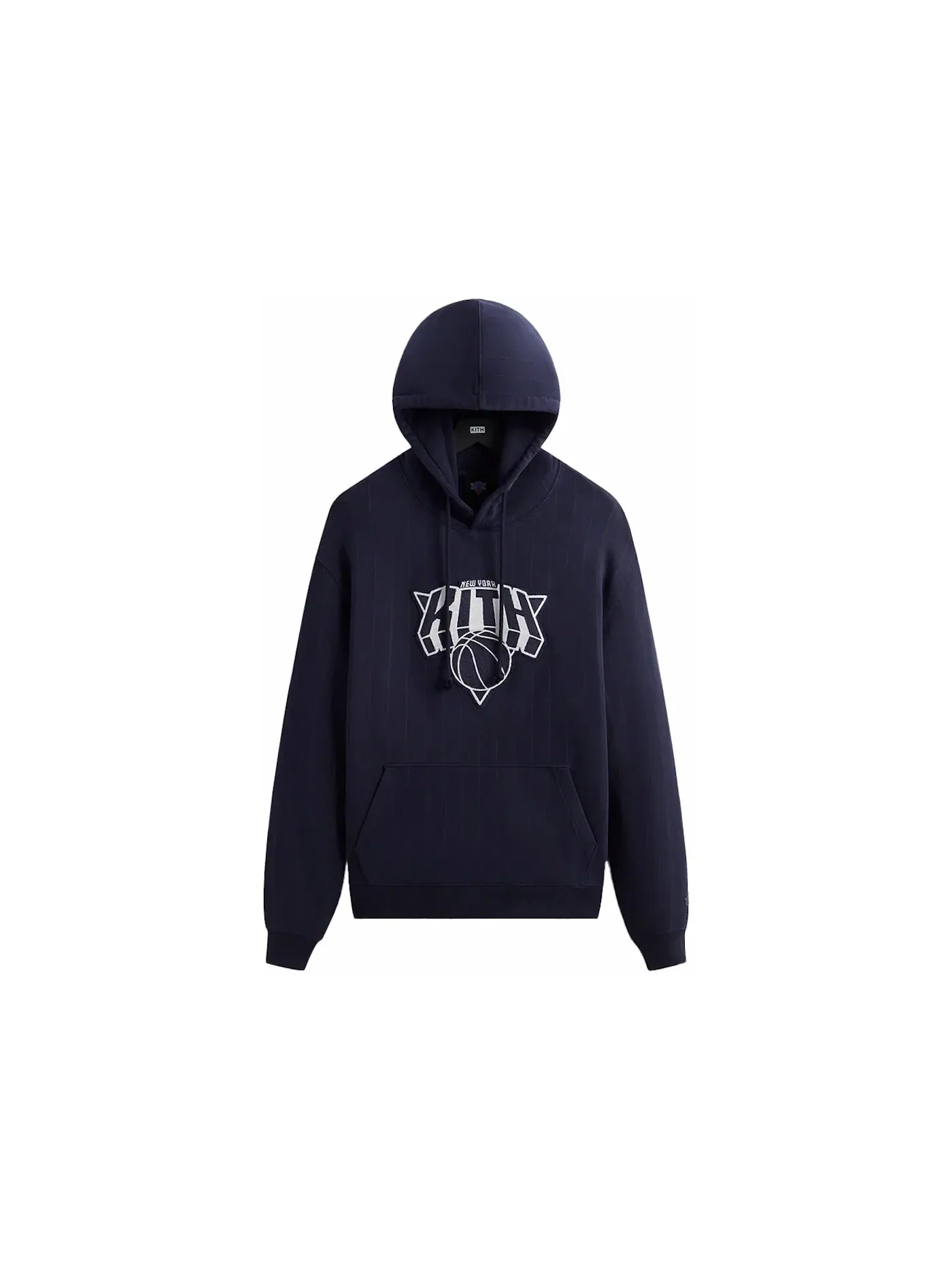 Мужская худи с принтом Kith New York Knicks NY Pinstripe Williams III — изображение 1 из 3, ночной