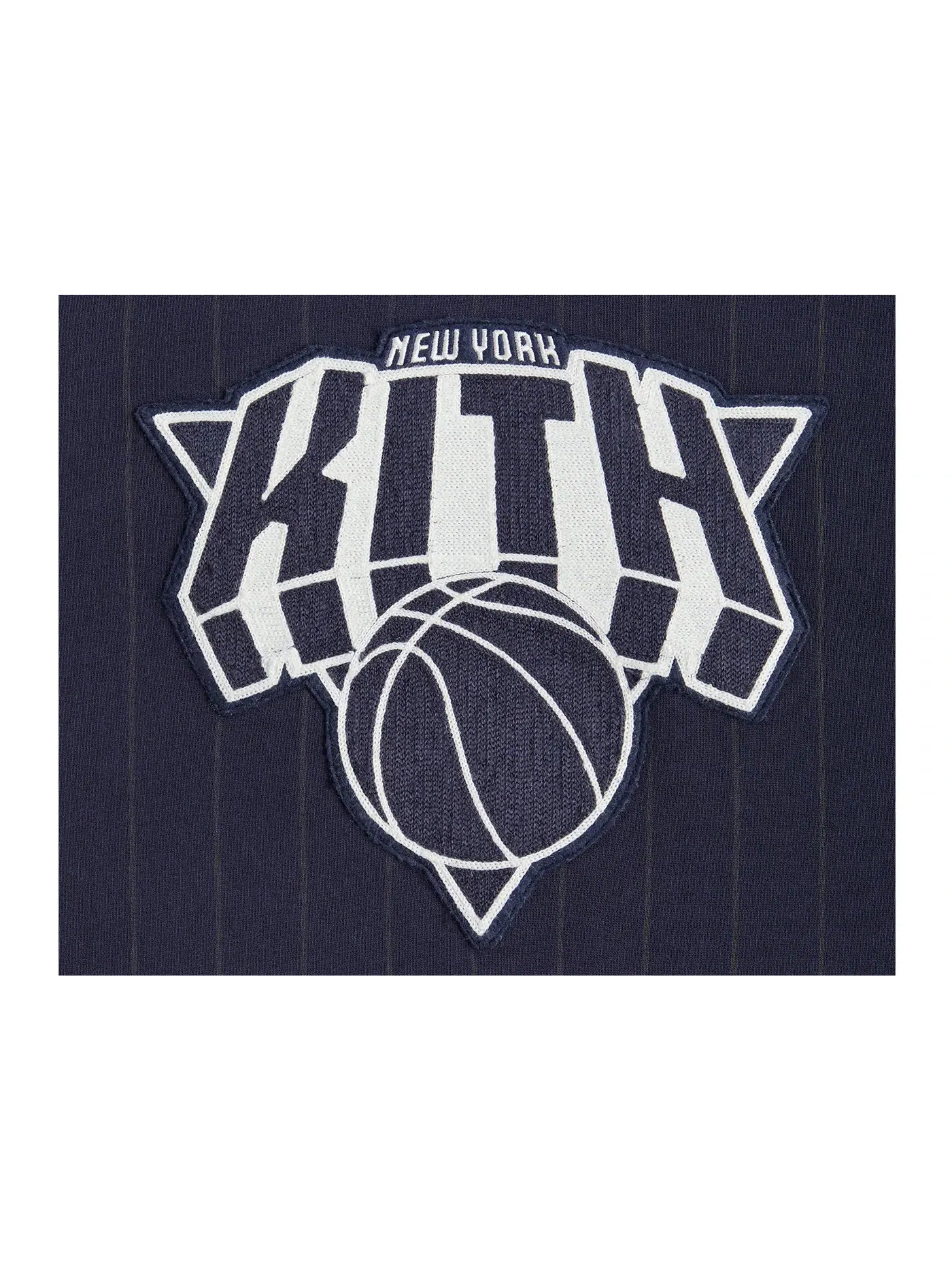 Мужская худи с принтом Kith New York Knicks NY Pinstripe Williams III — изображение 3 из 3, ночной