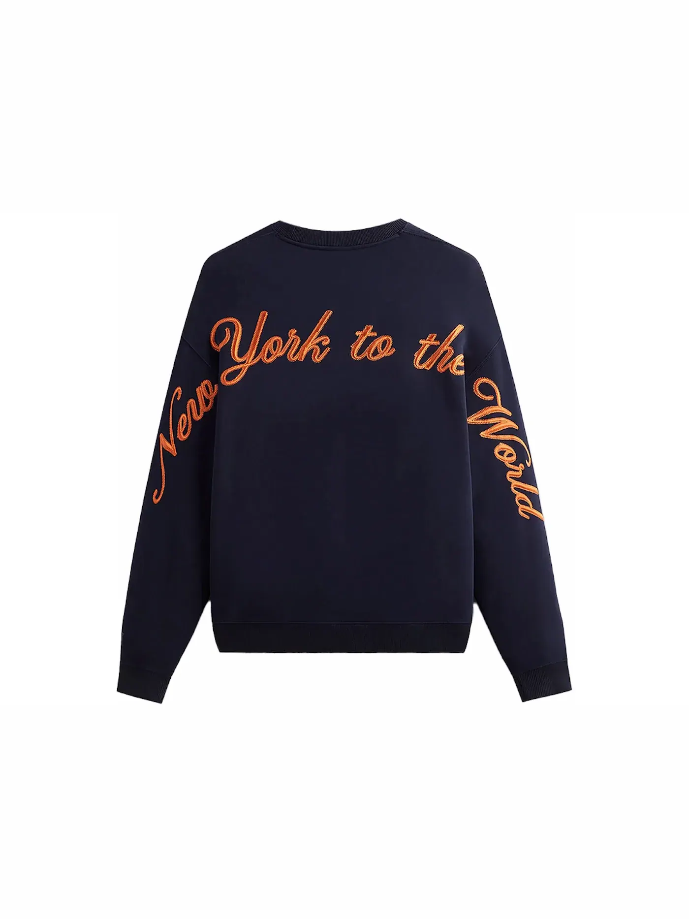Мужской свитер с принтом Kith New York Knicks NY To The World Nelson Crewneck — изображение 2 из 2, ночной