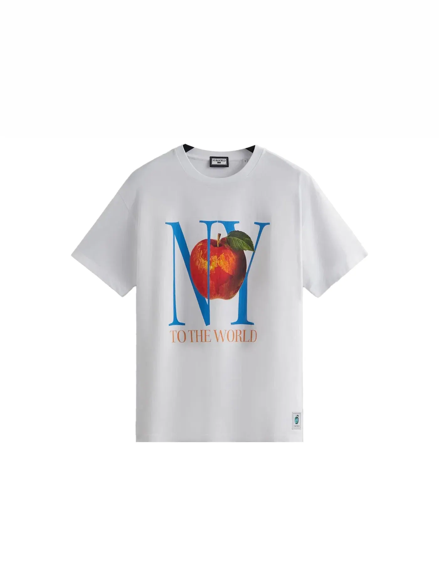 Мужская футболка с принтом Kith New York to the World Vintage Tee — изображение 1 из 1, белый