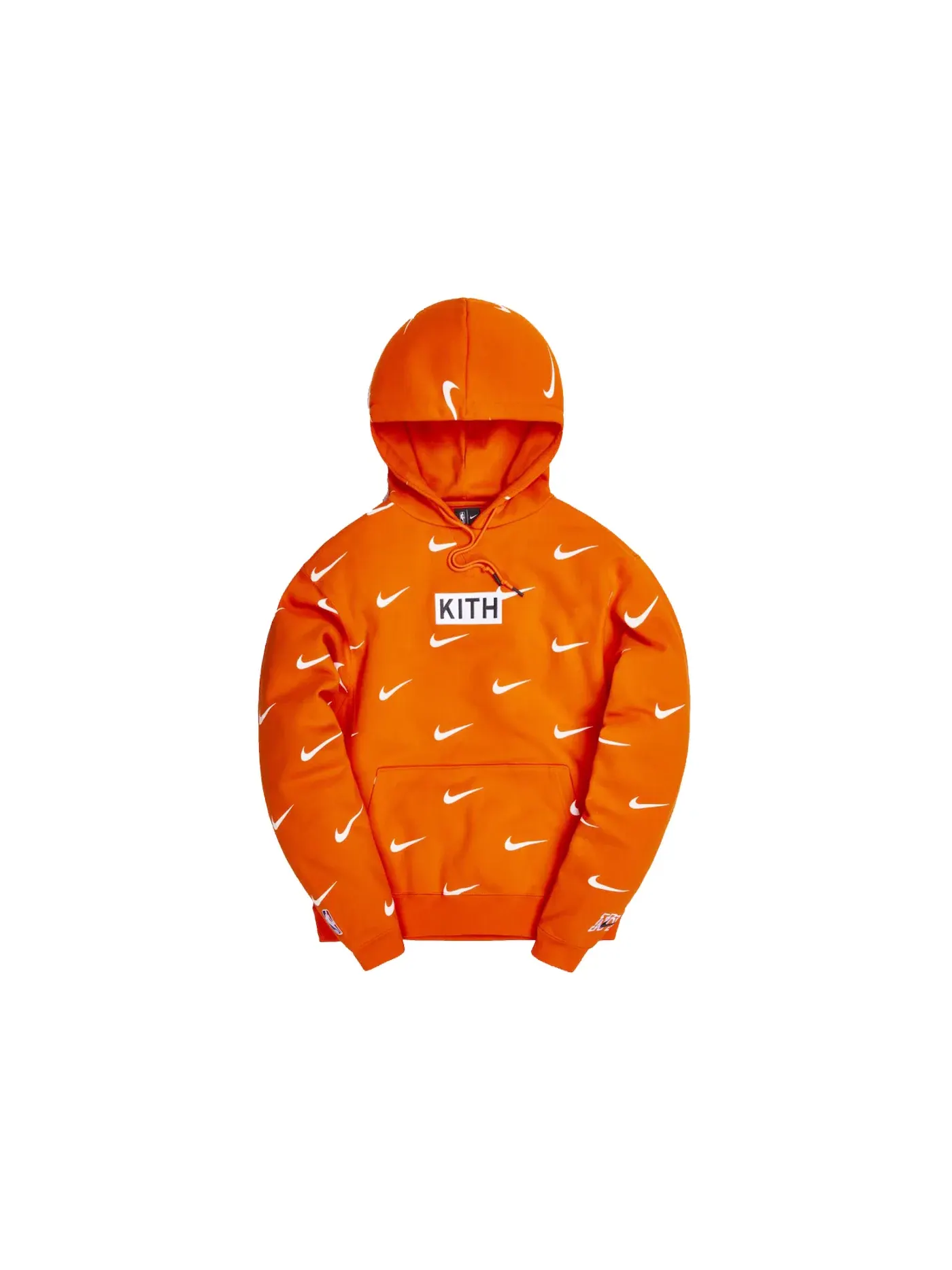 Мужская худи с принтом Kith Hoodie Kith — изображение 1 из 2, оранжевый