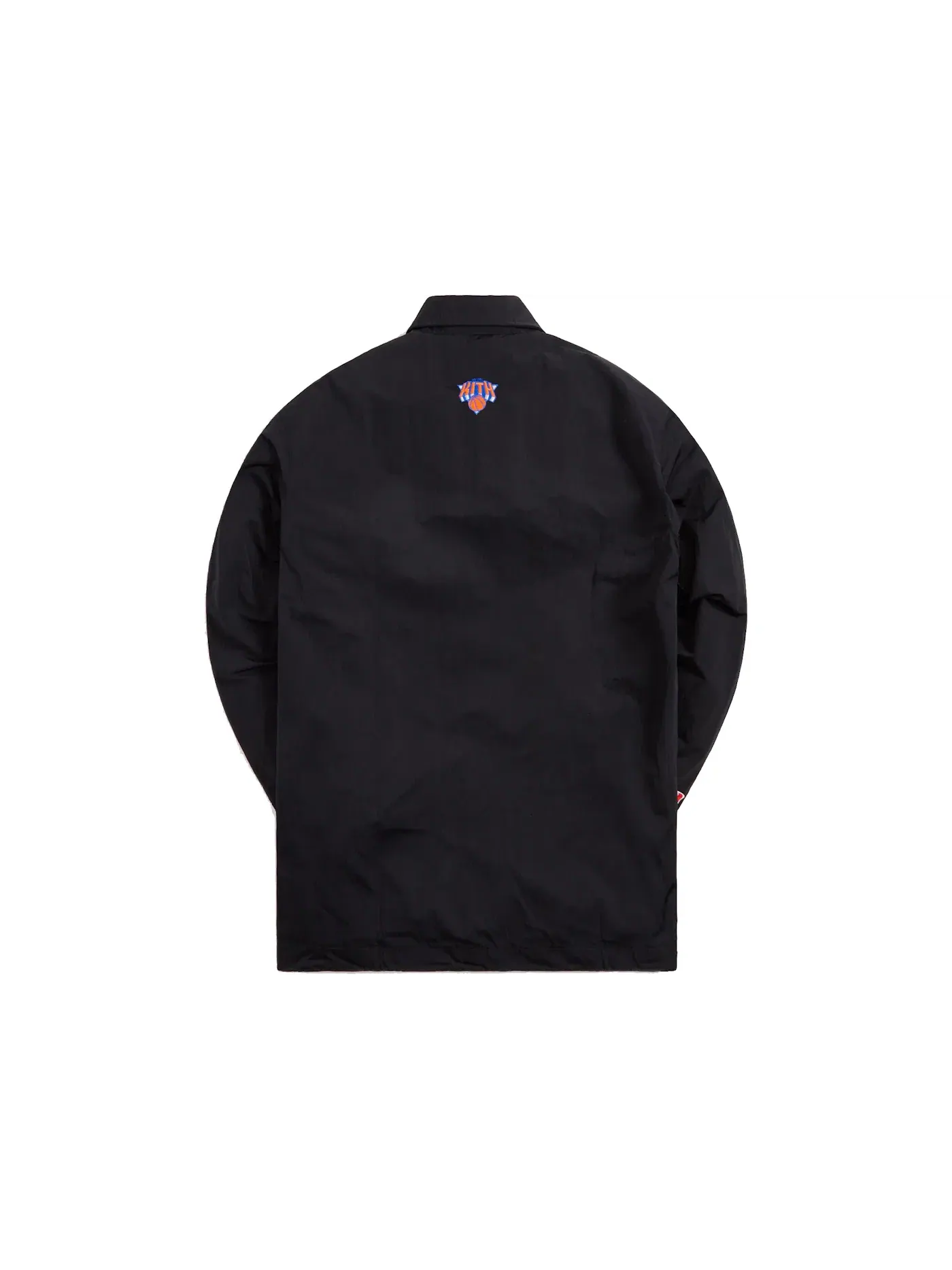 Мужская куртка-тренч Kith Nike for New York Knicks Coaches Jacket (FW21) — изображение 2 из 2, черный