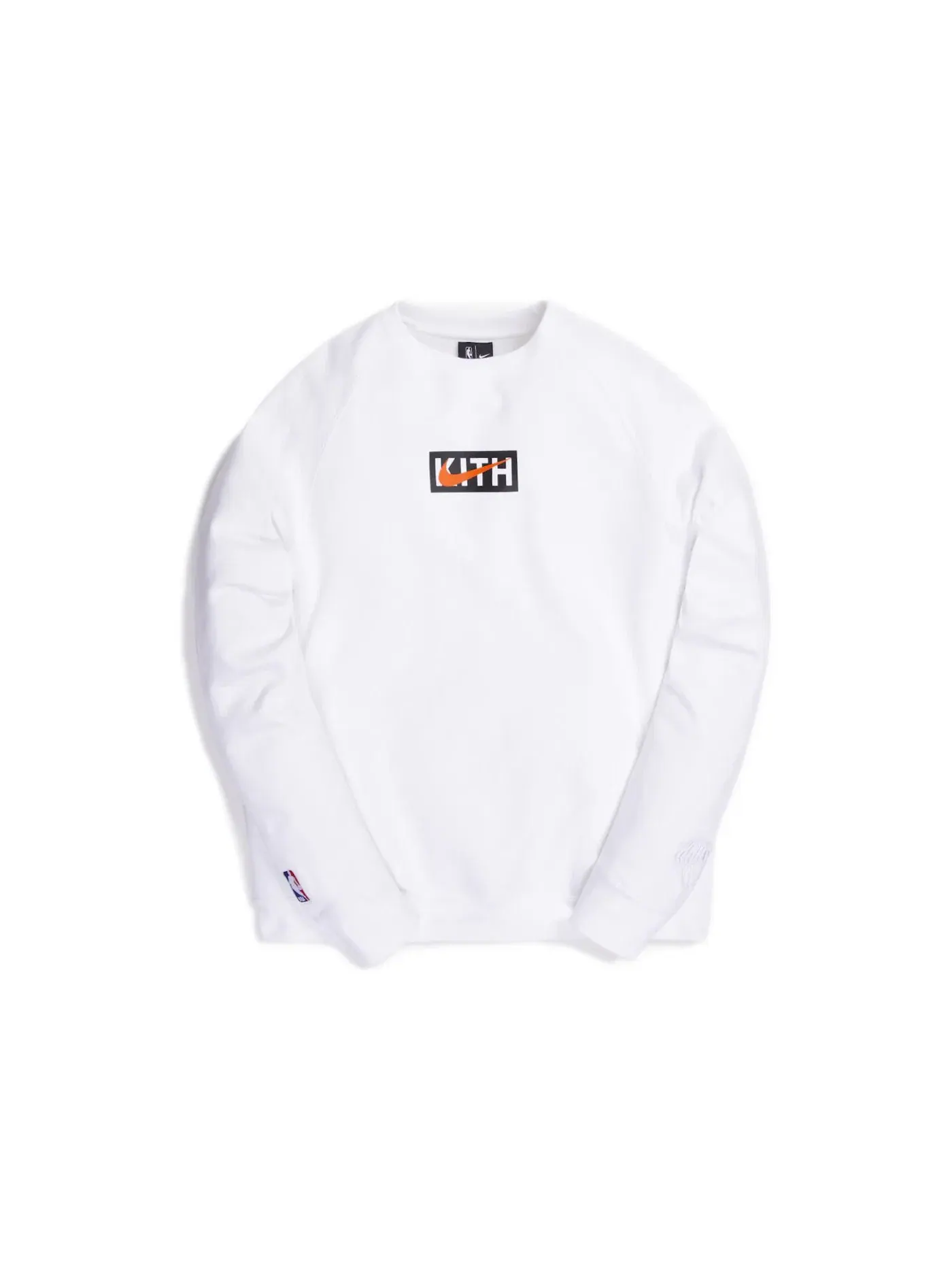 Мужской флисовый свитшот Kith Crewneck — изображение 1 из 1, белый