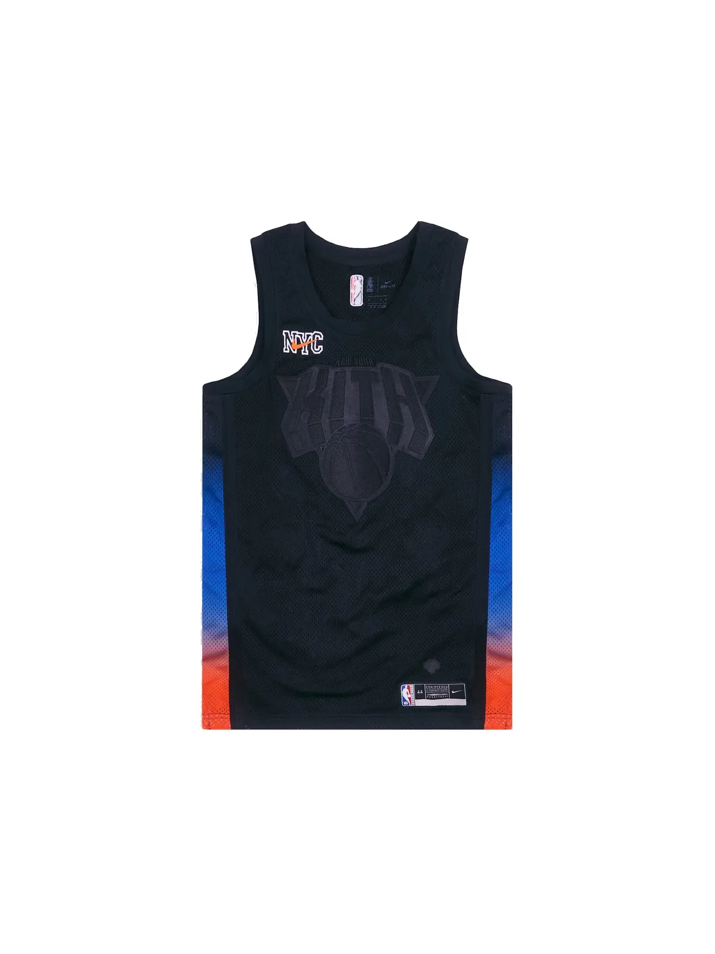 Мужская баскетбольная джерси с принтом Jersey Kith — изображение 1 из 2, черный
