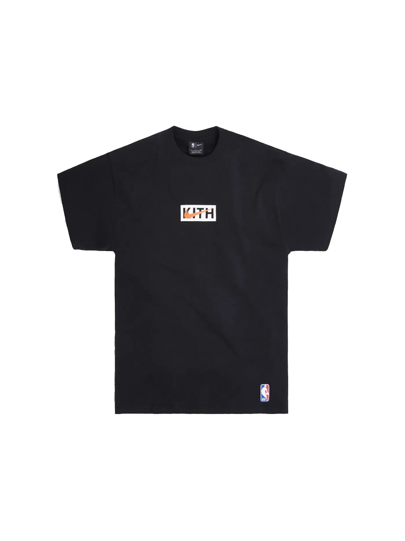 Мужская футболка хлопковая Tee Kith — изображение 1 из 1, черный