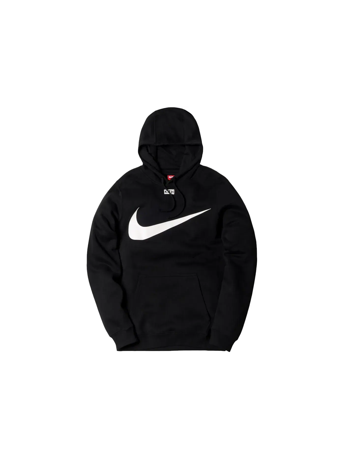 Мужской худи с принтом Swoosh Kith — изображение 1 из 1, черный