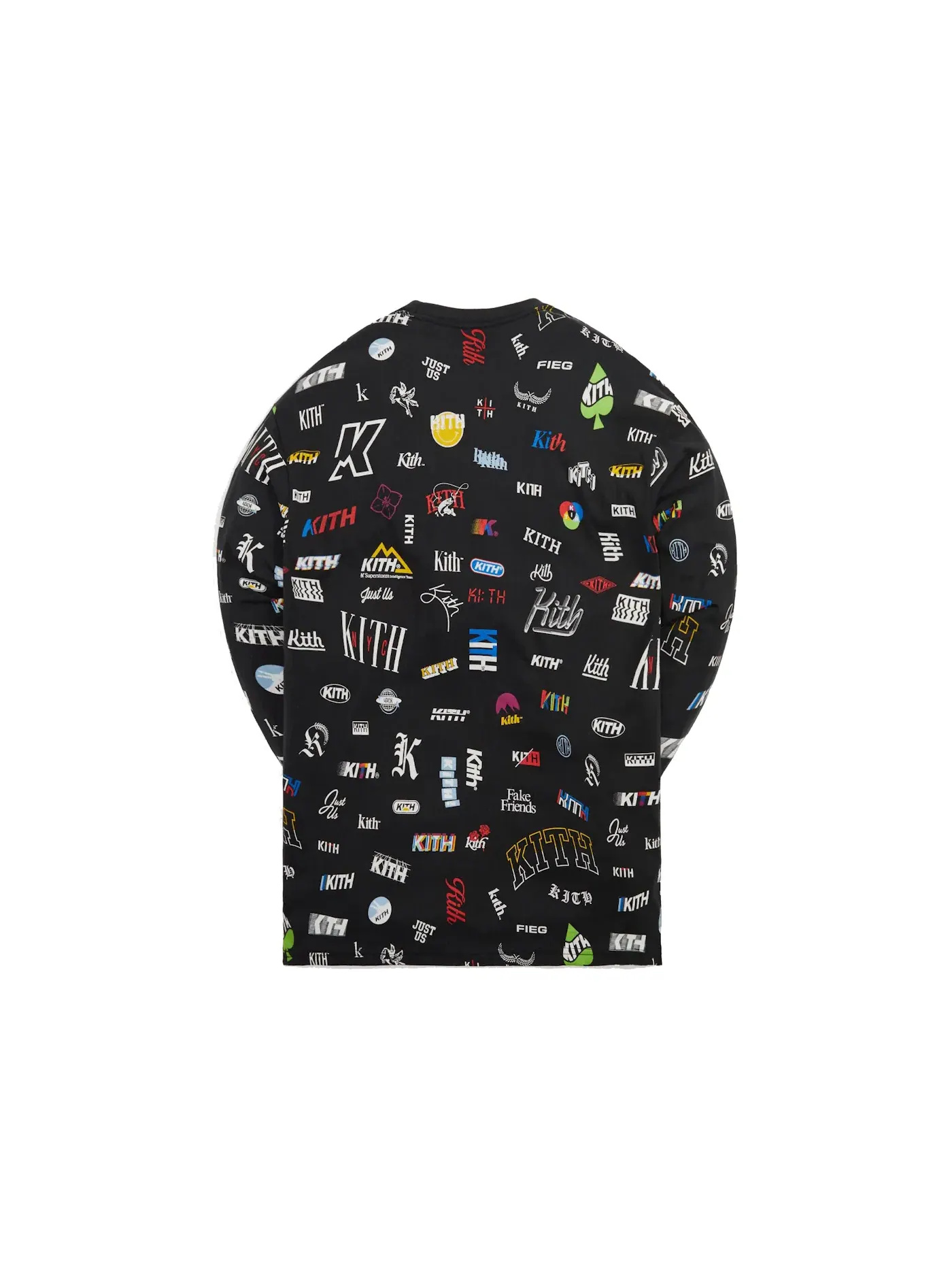 Мужская футболка с длинным рукавом Kith Novel L/S Tee — изображение 2 из 2, черный