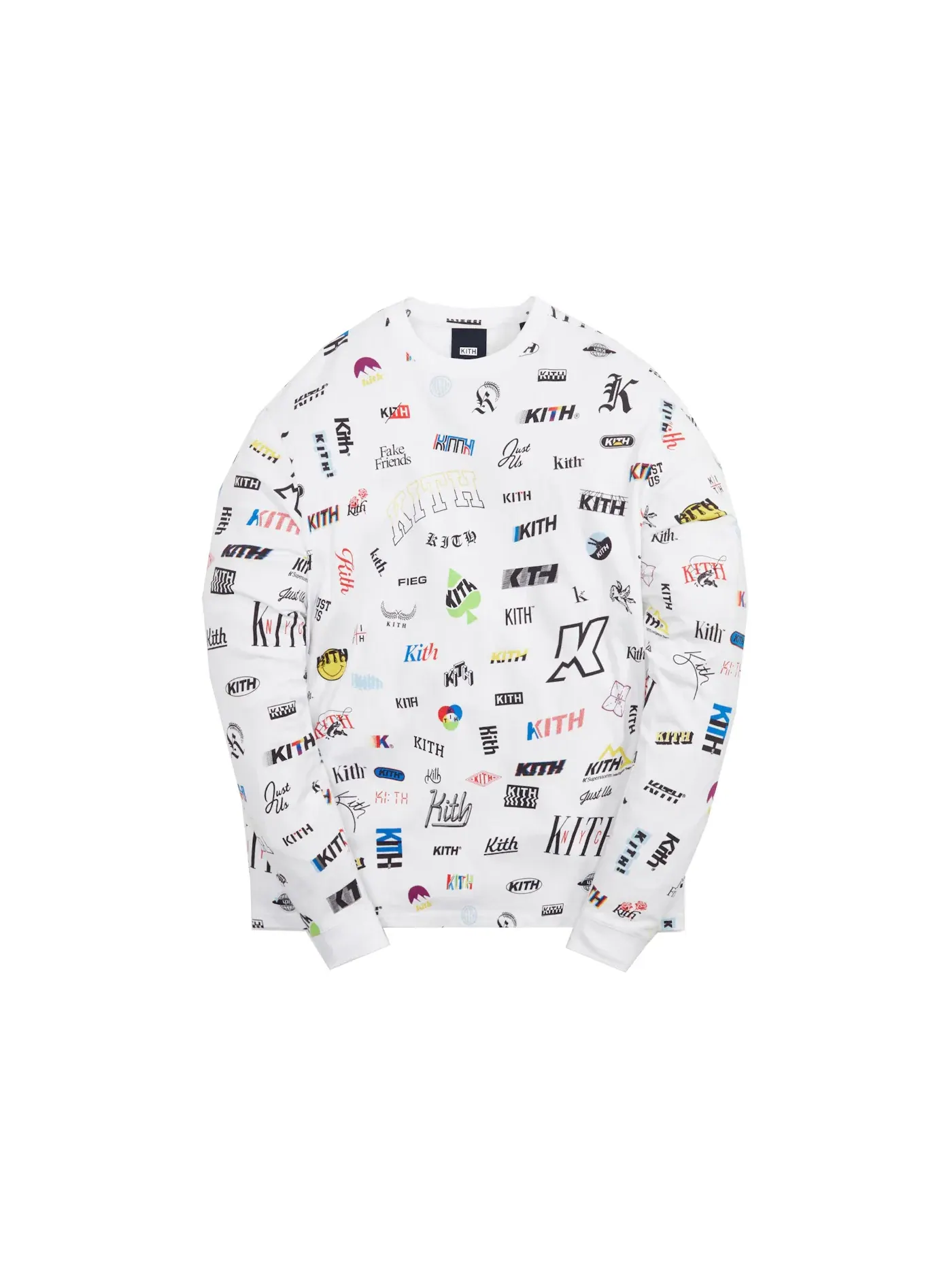 Мужская футболка с длинным рукавом Kith Novel L/S Tee — изображение 1 из 2, белый