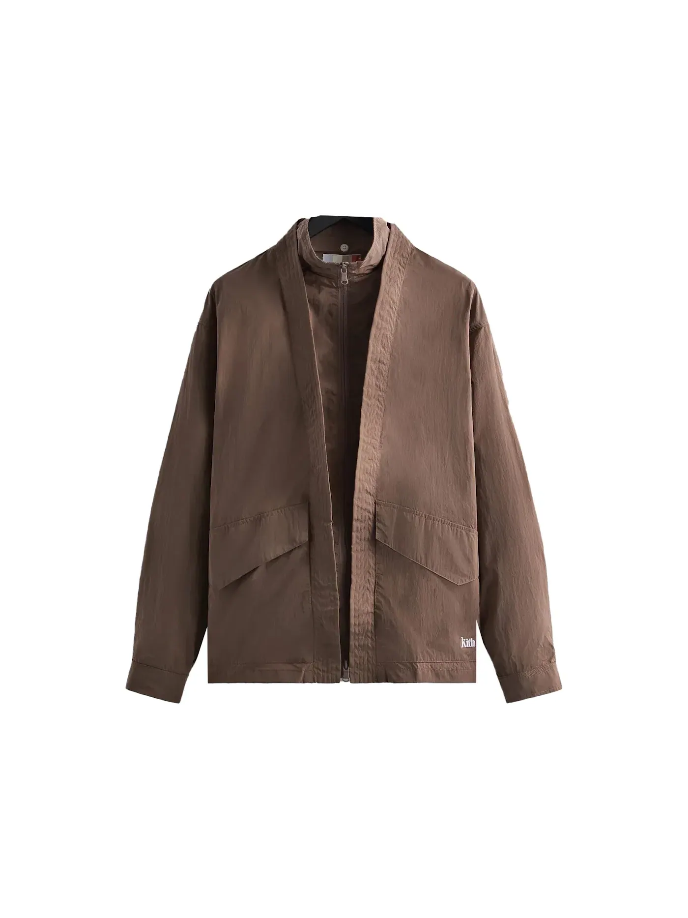 Мужская ветровка-кимоно Nylon Fulton Kimono Track Jacket Kith — изображение 1 из 2, розовый