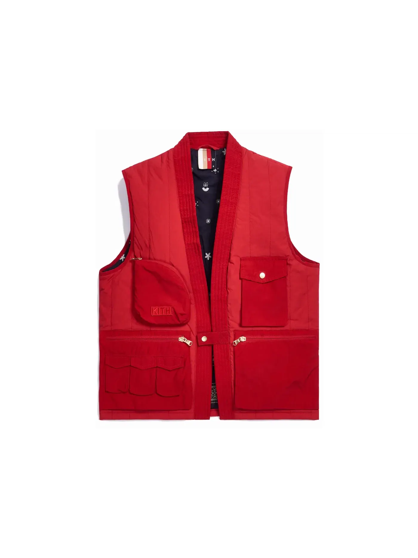 Мужской жилет с капюшоном Tactical Vest Kith — изображение 1 из 1, красный