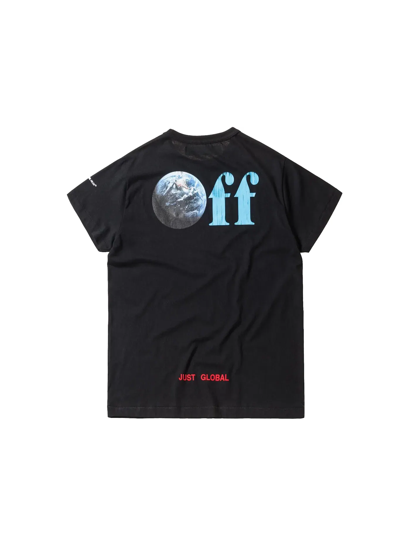 Мужская футболка с принтом Kith Off-White Just Global Tee — изображение 2 из 2, черный