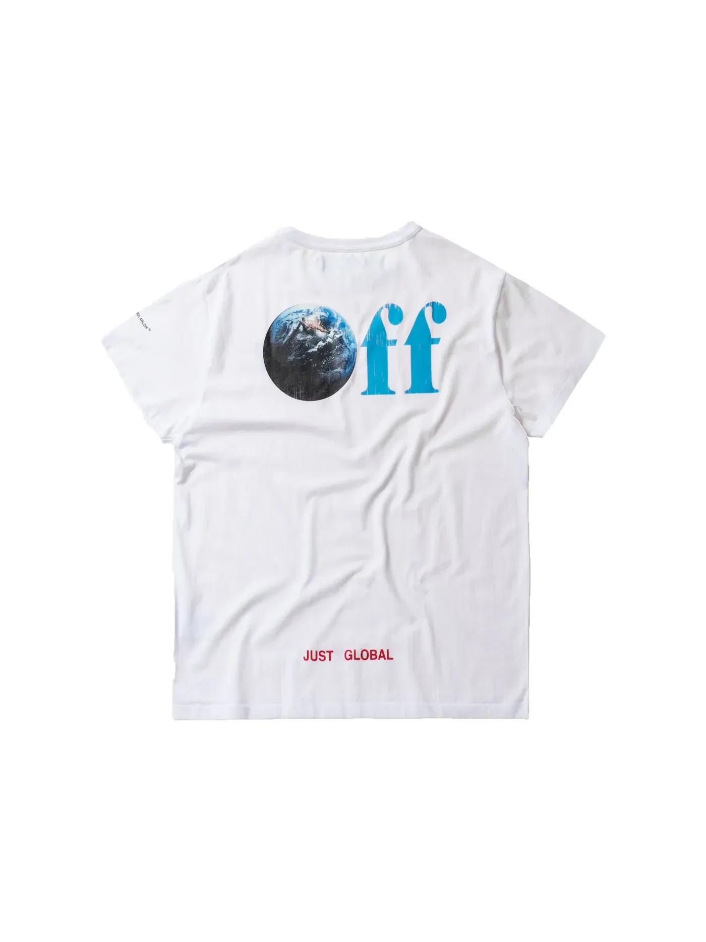 Мужская футболка с принтом Kith Off-White Just Global Tee — изображение 2 из 2, белый