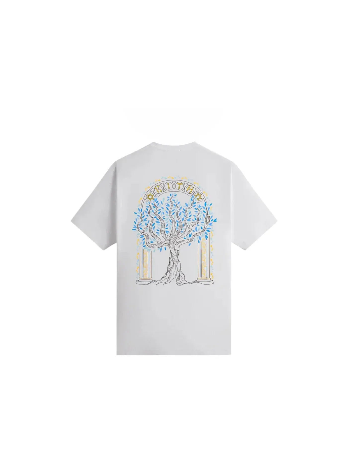 Мужская футболка с принтом Kith Olive Tree Tee — изображение 2 из 2, белый