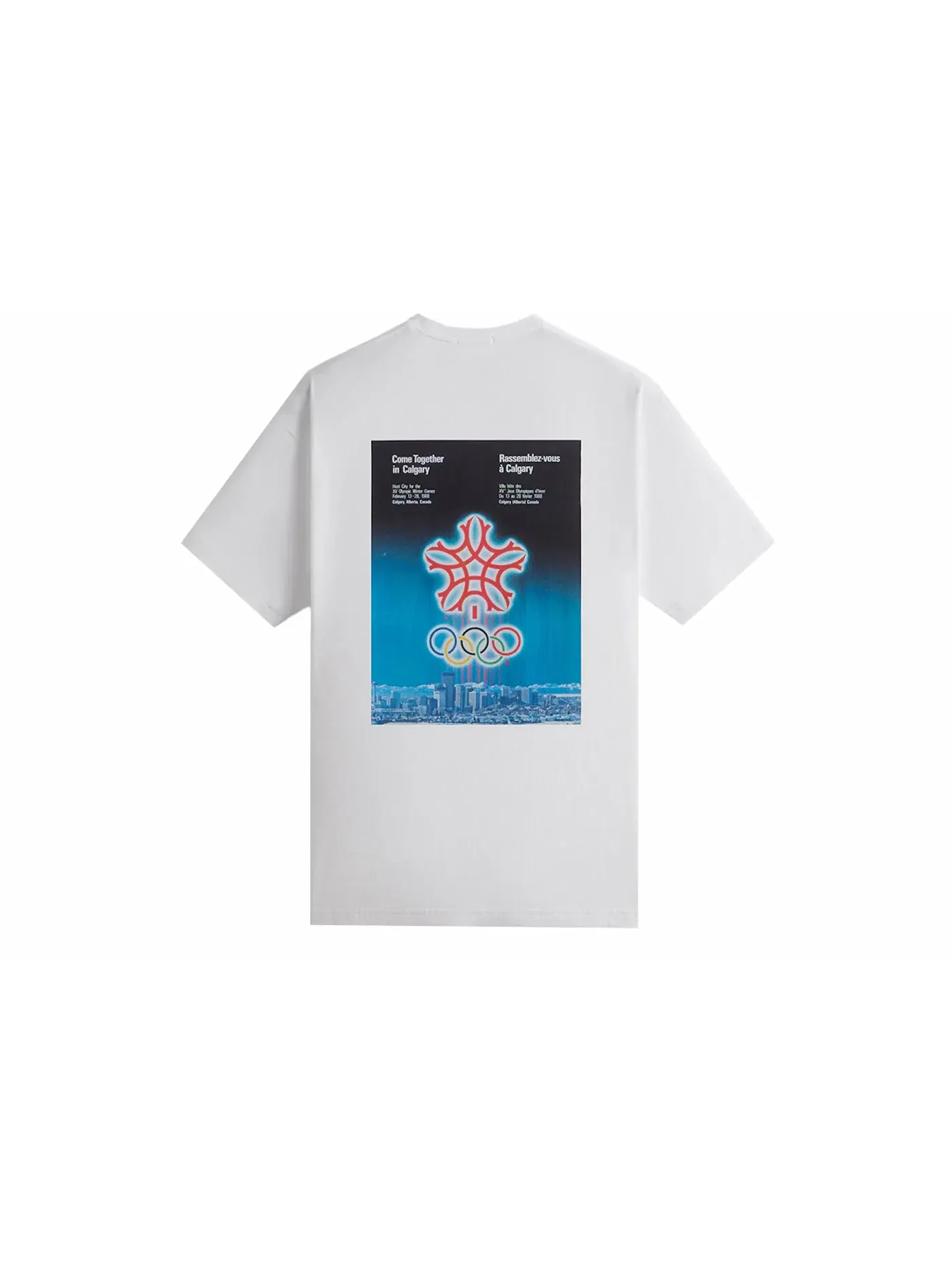 Мужская футболка с принтом Olympics Heritage Calgary 1988 Vintage Kith — изображение 1 из 3, белый
