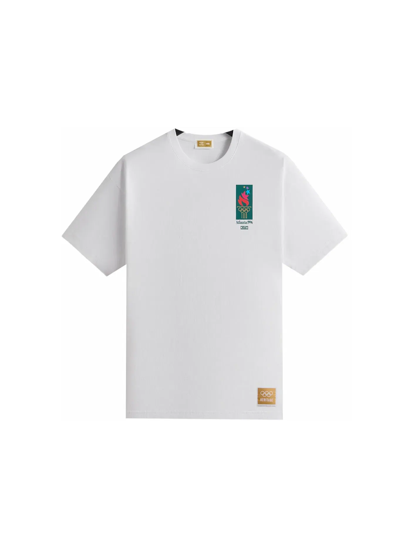 Мужская футболка с принтом Kith Olympics Heritage Atlanta 1996 Vintage Tee — изображение 2 из 3, белый