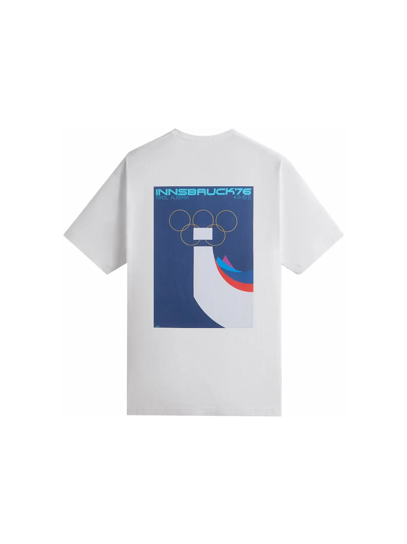 Мужская футболка с принтом Kith Olympics Heritage Innsbruck 1976 Vintage Tee Kith — изображение 1 из 3, белый