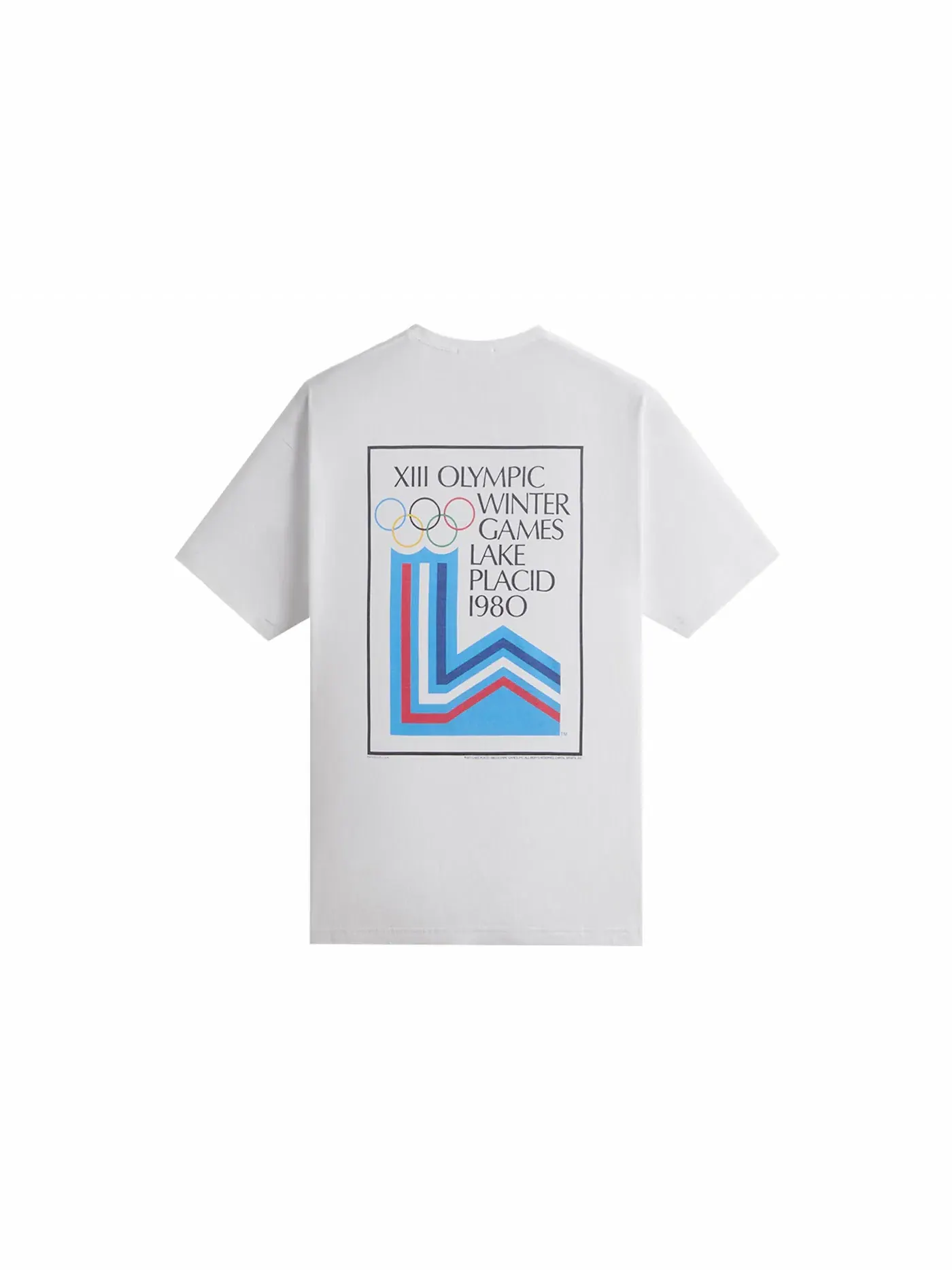 Мужская футболка с принтом Kith Olympics Heritage Lake Placid 1980 Vintage Tee Kith — изображение 1 из 3, белый