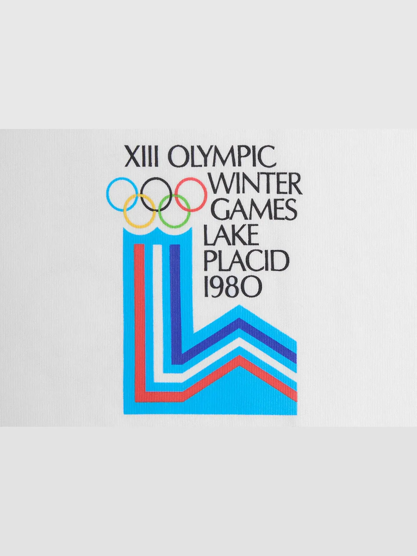 Мужская футболка с принтом Kith Olympics Heritage Lake Placid 1980 Vintage Tee Kith — изображение 3 из 3, белый