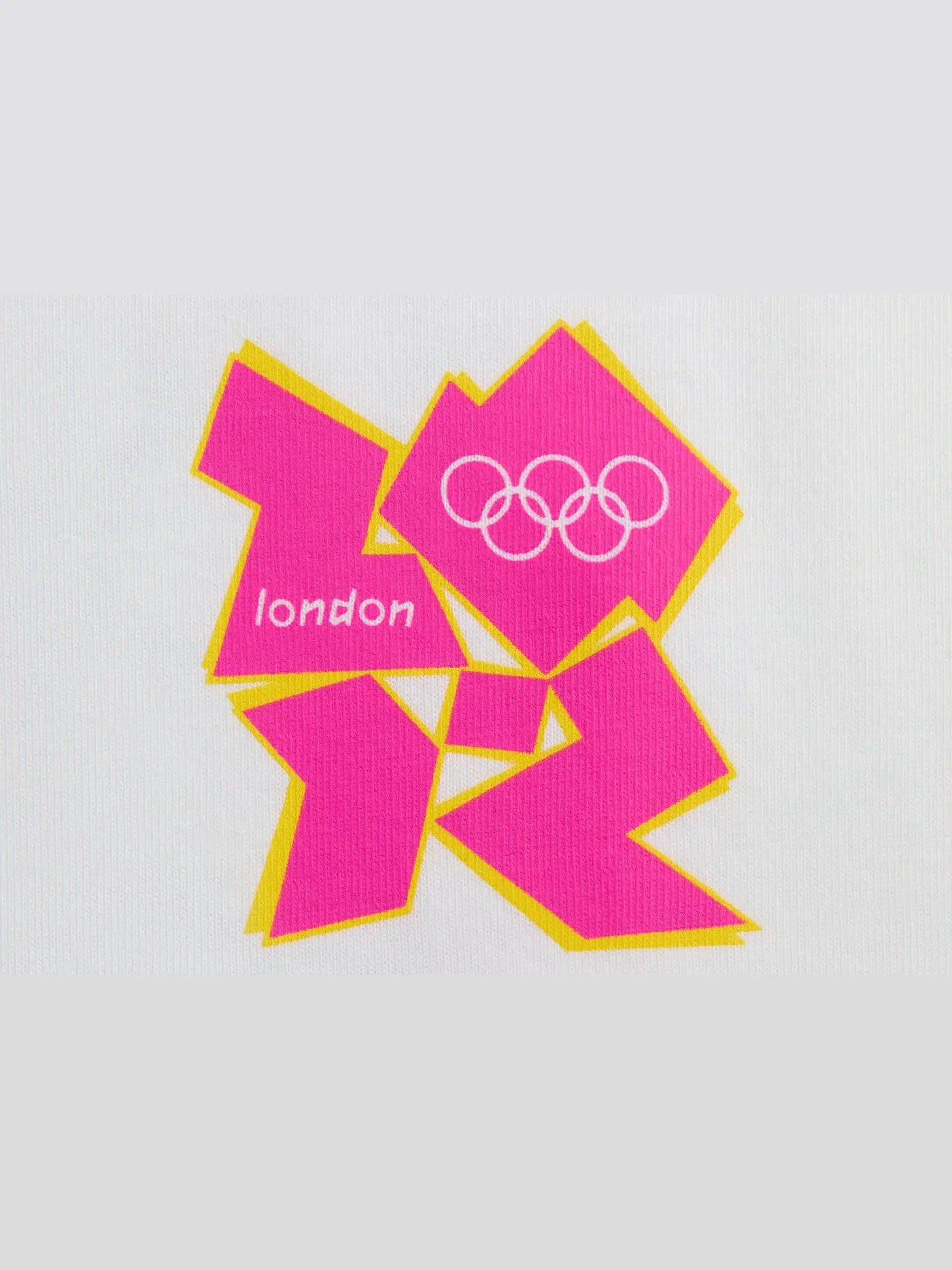 Мужская футболка с принтом Kith Olympics Heritage London 2012 Vintage Tee White — изображение 3 из 3, белый