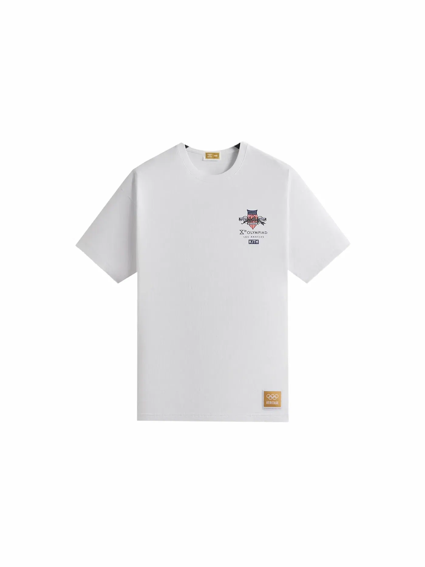 Мужская футболка с принтом Kith Olympics Heritage Los Angeles 1932 Vintage Tee — изображение 2 из 3, белый