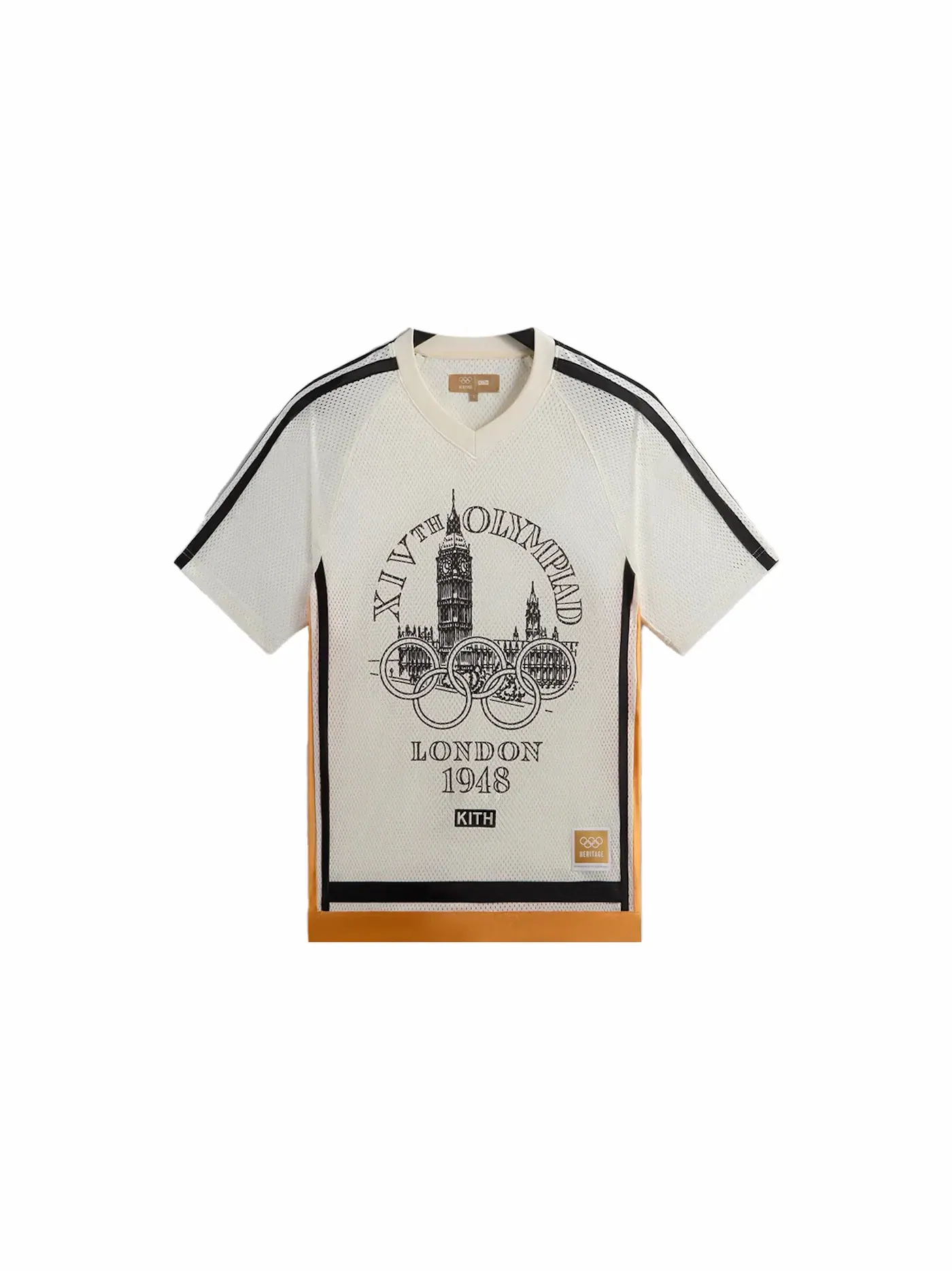 Мужская джерси с принтом Heritage Mesh Leon Kith, Silk — изображение 1 из 2