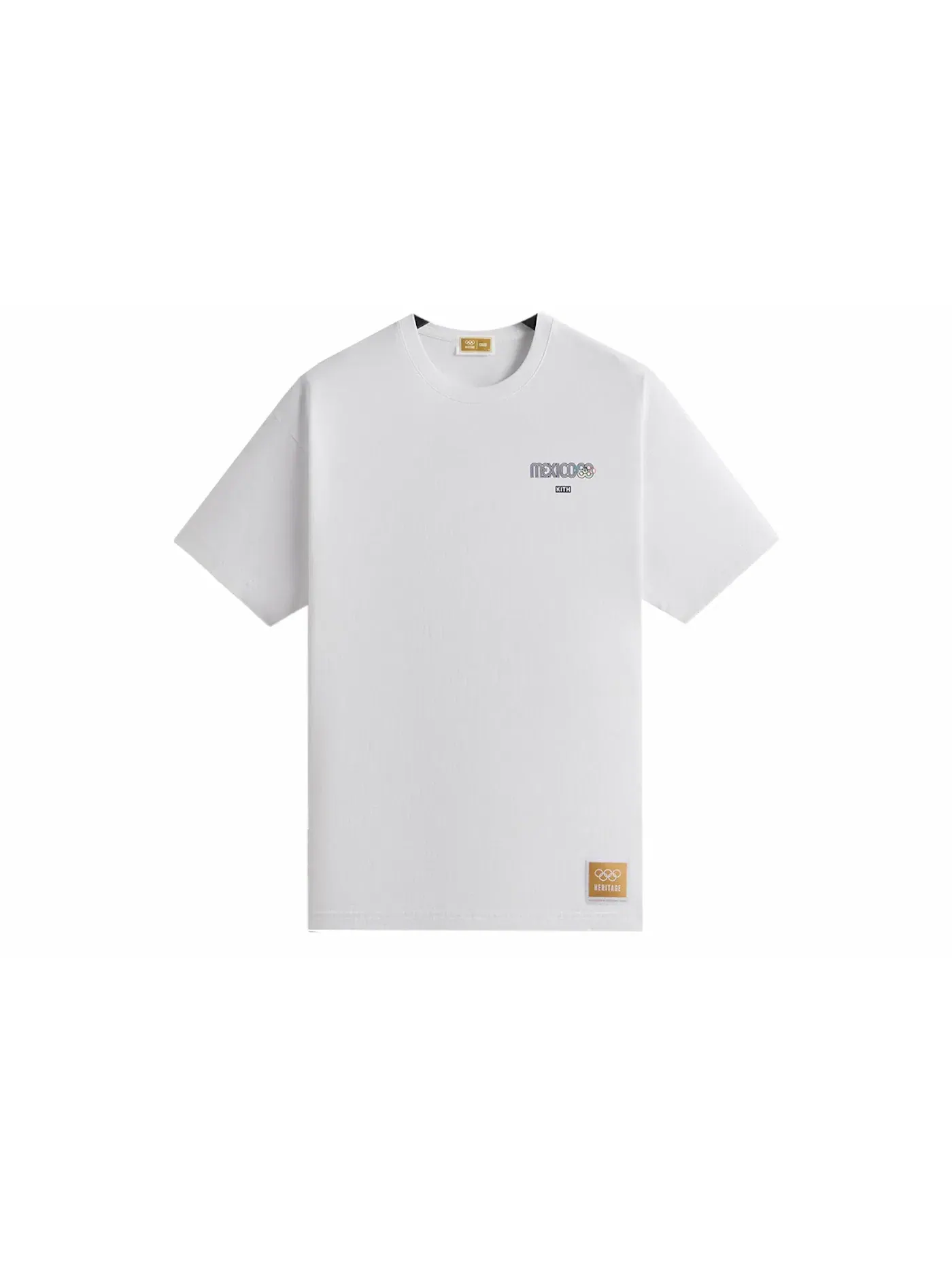 Мужская футболка с принтом Kith Olympics Heritage Mexico City 1968 Vintage Tee — изображение 1 из 3, белый