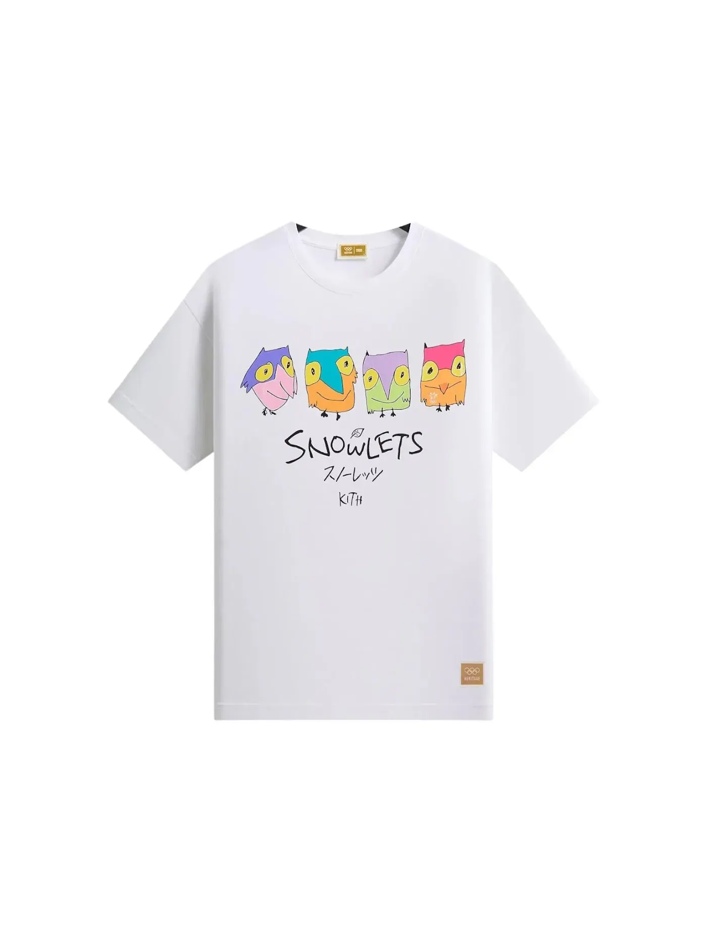 Мужская футболка с принтом Kith Olympics Heritage Nagano Tee — изображение 1 из 2, белый