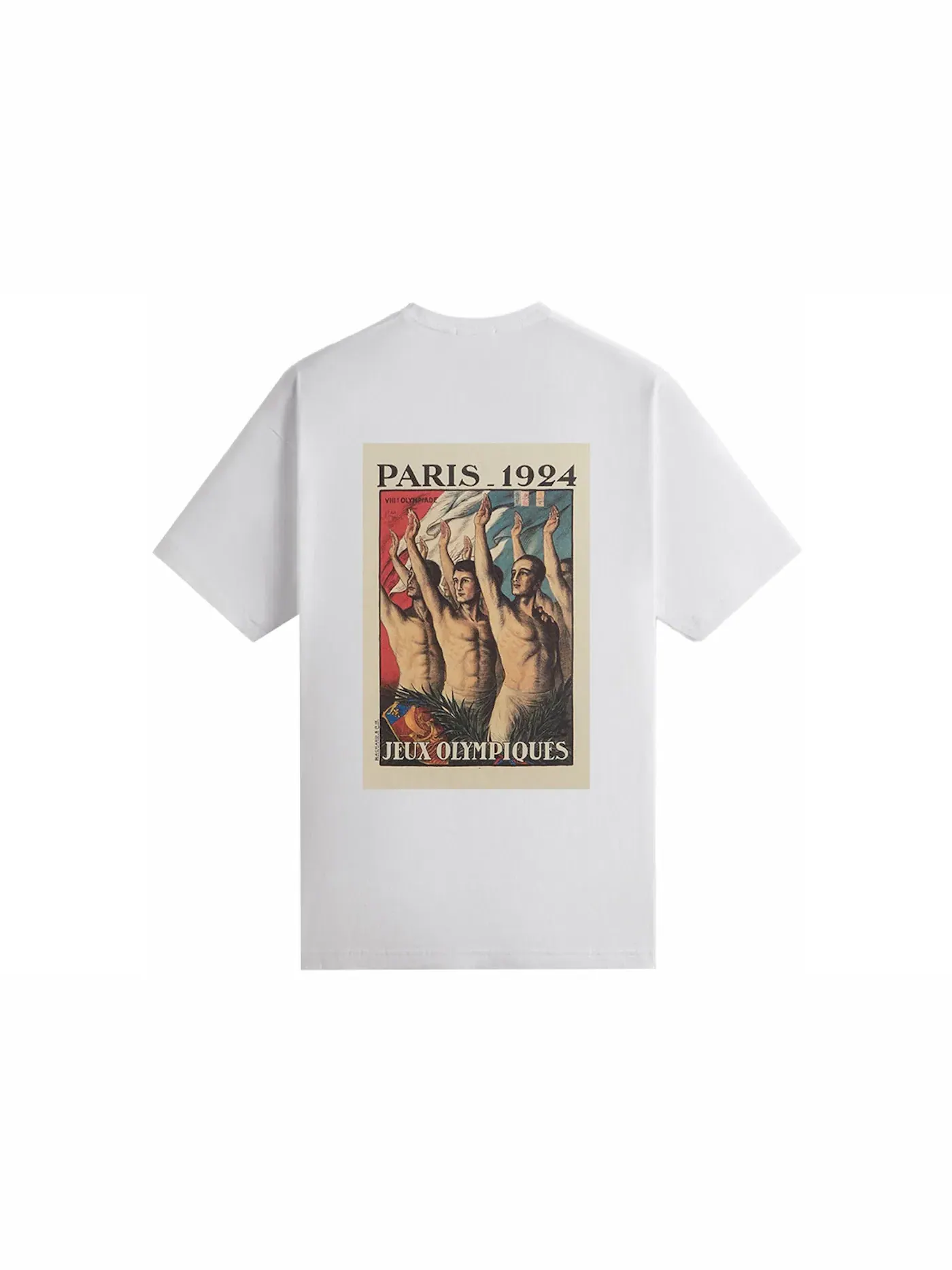 Мужская футболка с принтом Kith Olympics Heritage Paris 1924 Vintage Tee — изображение 1 из 3, белый
