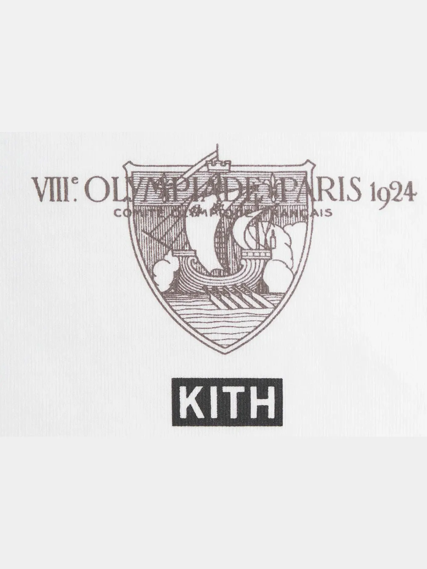 Мужская футболка с принтом Kith Olympics Heritage Paris 1924 Vintage Tee — изображение 3 из 3, белый