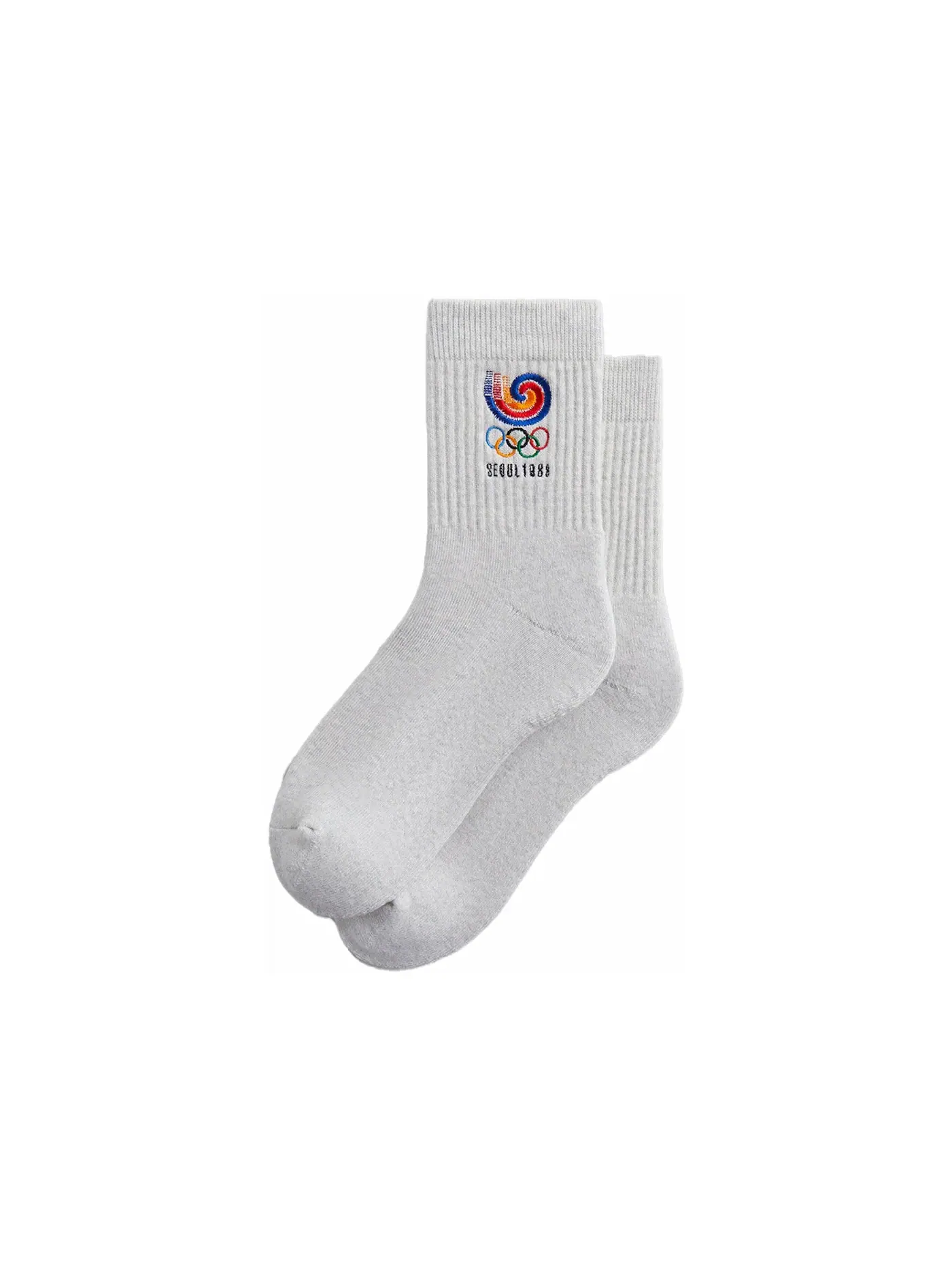 Детские носки с принтом Kith Sock — изображение 2 из 3, светлый серый