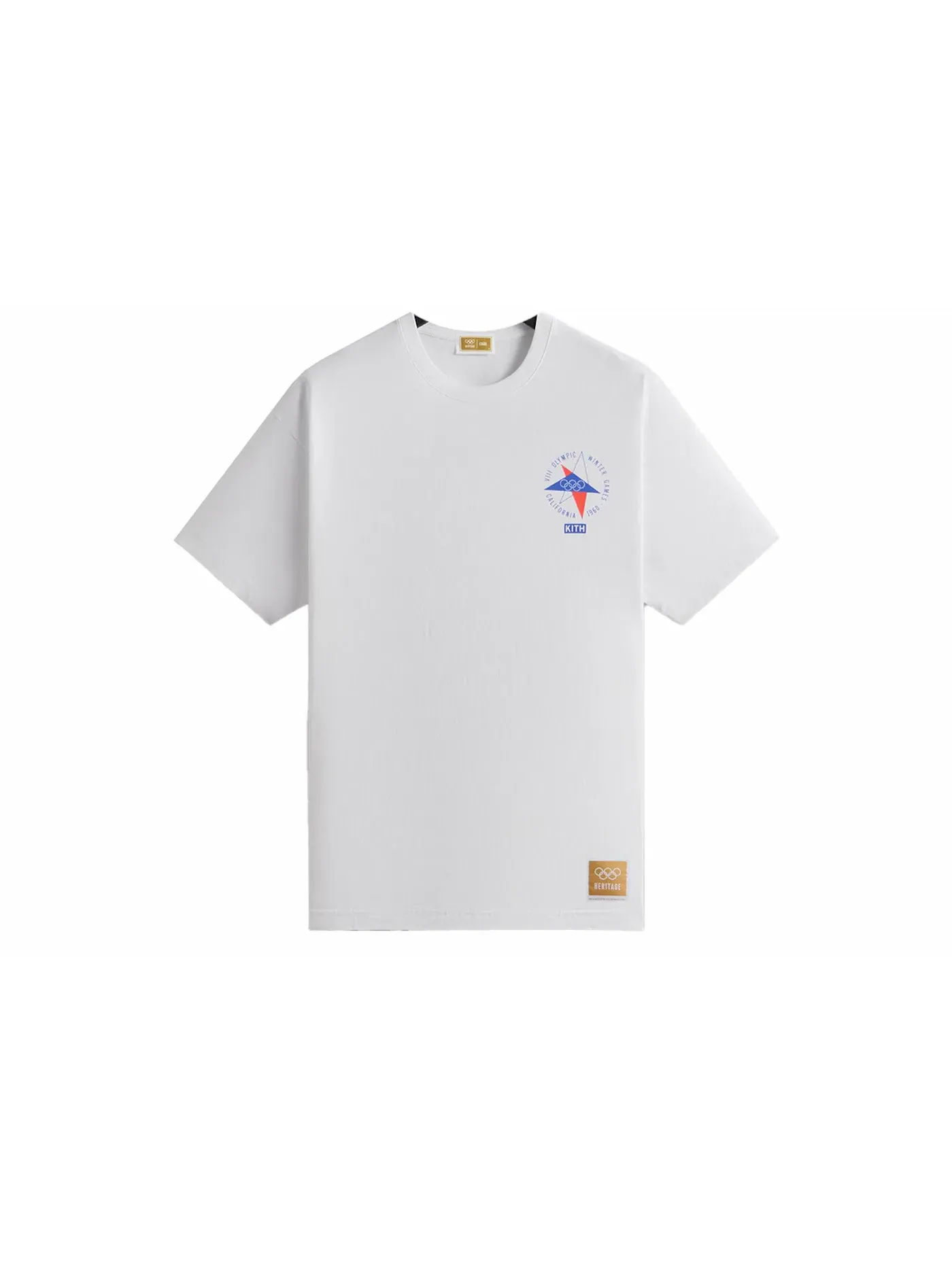 Мужская футболка с принтом Kith Olympics Heritage Squaw Valley 1960 Vintage Tee — изображение 1 из 3, белый