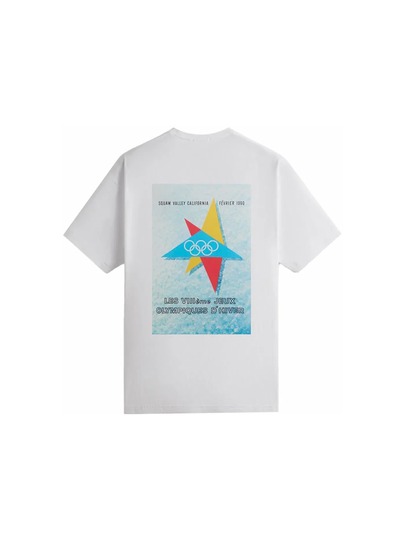 Мужская футболка с принтом Kith Olympics Heritage Squaw Valley 1960 Vintage Tee — изображение 2 из 3, белый