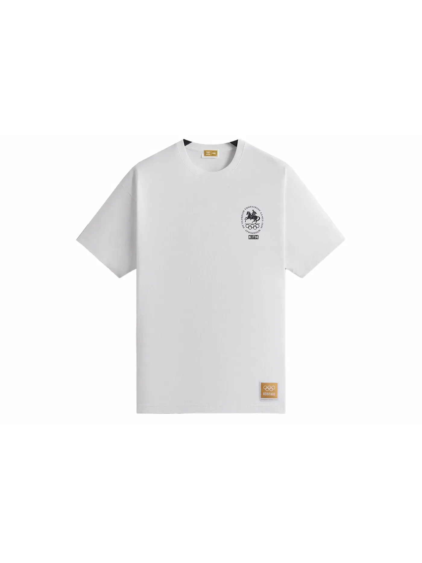Мужская футболка с принтом Kith Olympics Heritage Stockholm 1956 Vintage Tee — изображение 1 из 3, белый