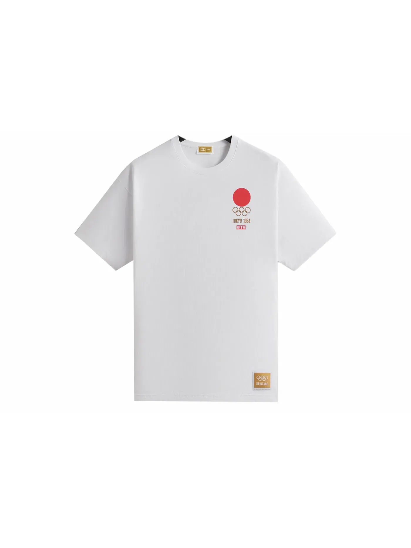 Мужская футболка с принтом Kith Olympics Heritage Tokyo 1964 Vintage Tee — изображение 1 из 3, белый
