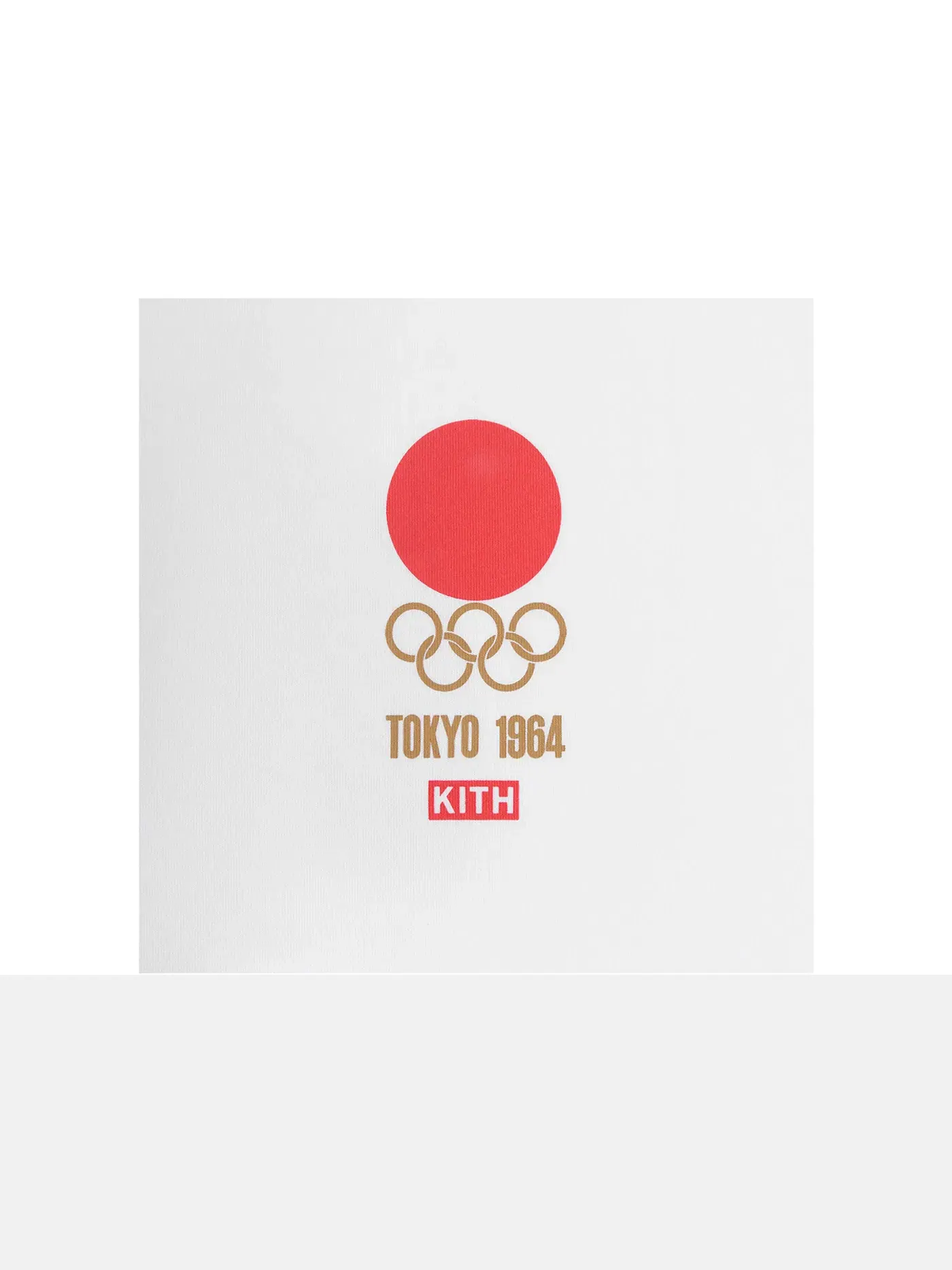 Мужская футболка с принтом Kith Olympics Heritage Tokyo 1964 Vintage Tee — изображение 3 из 3, белый