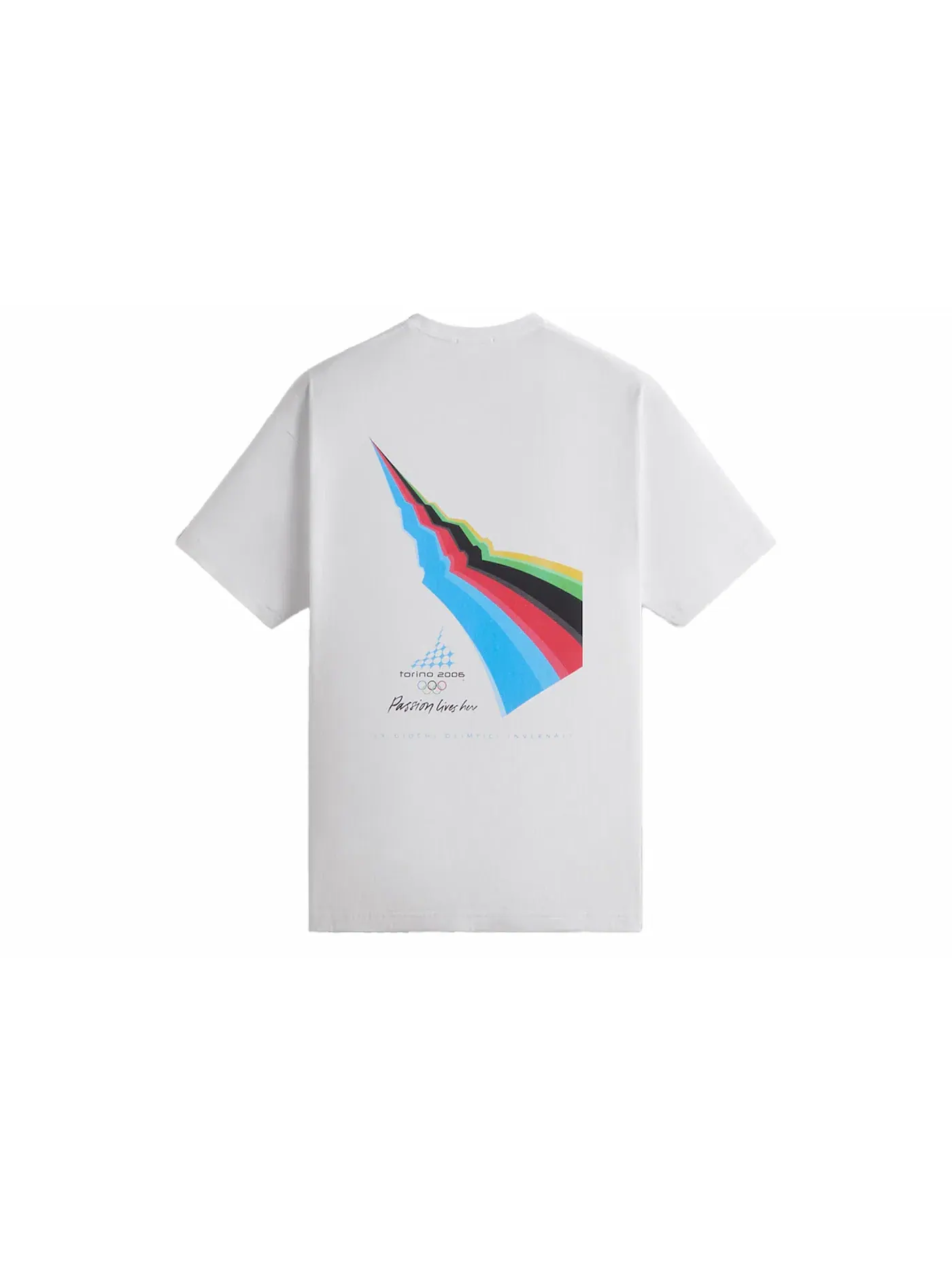 Мужская футболка с принтом Kith Olympics Heritage Torino 2006 Vintage Tee — изображение 2 из 3, белый